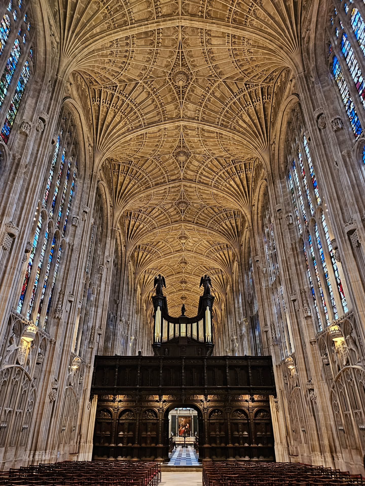 Visited King&rsquo;s College Chapel recently. Hard not to pause when you&rsquo;re standing beneath a ceiling like this, a structure that feels almost otherworldly in its precision and symmetry.

I&rsquo;m always collecting spaces that spark ideas for