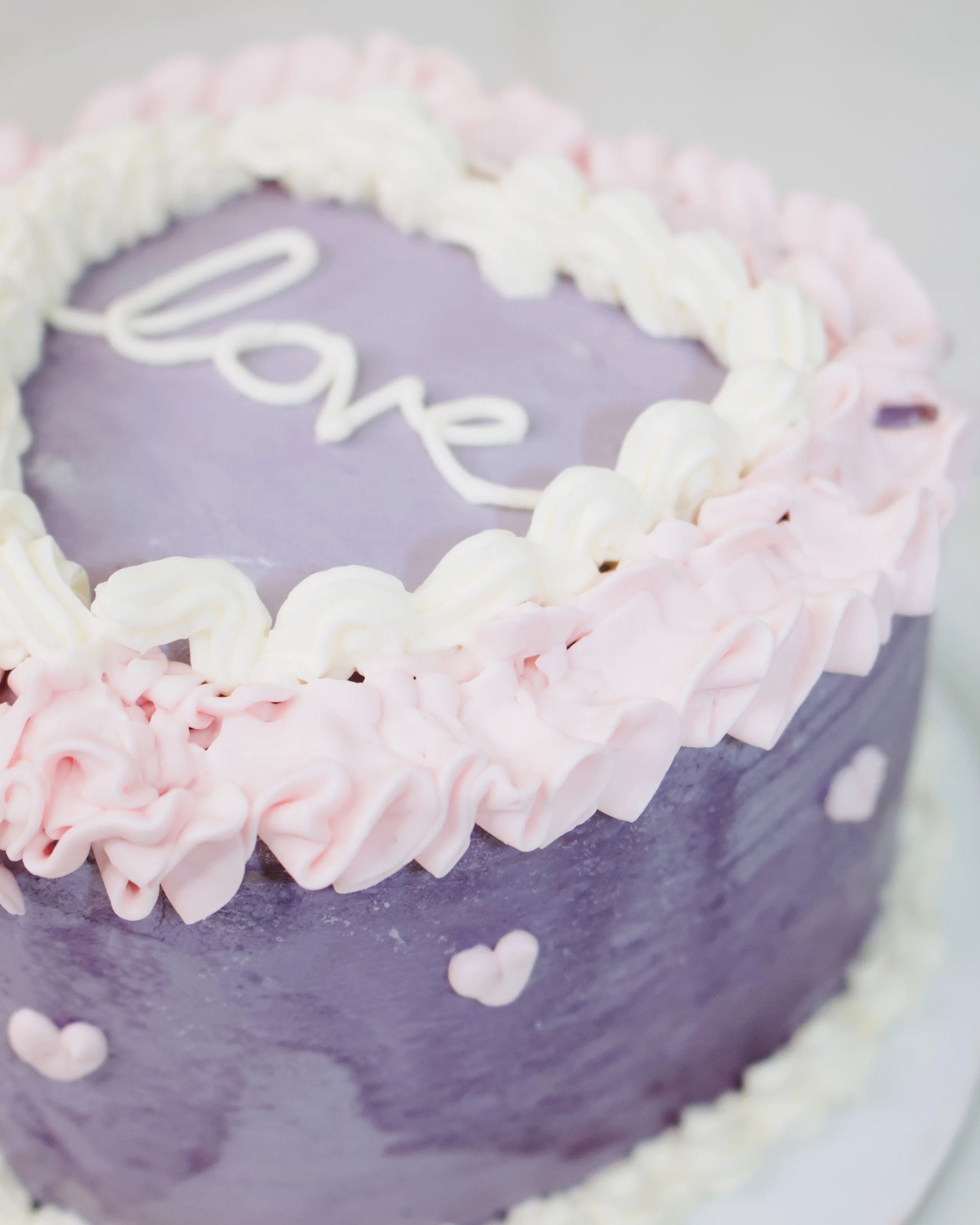 Victorian Heart Cake