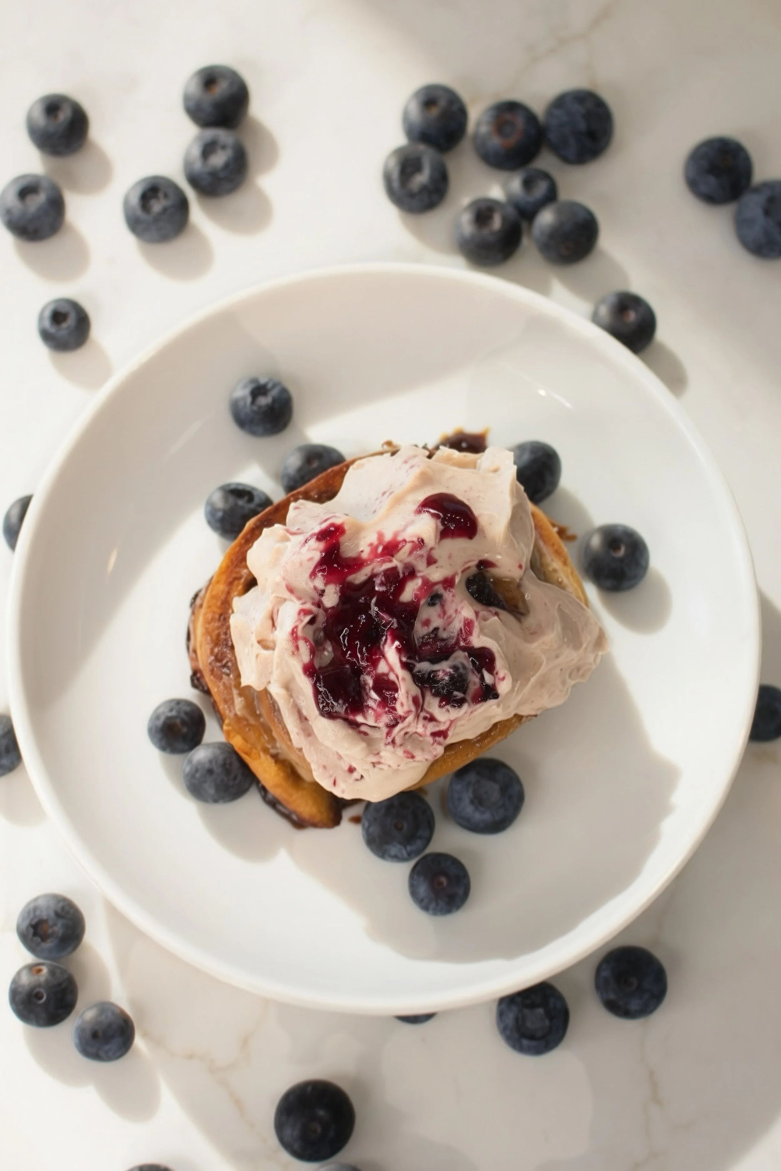 Blueberry Cinnamon Roll