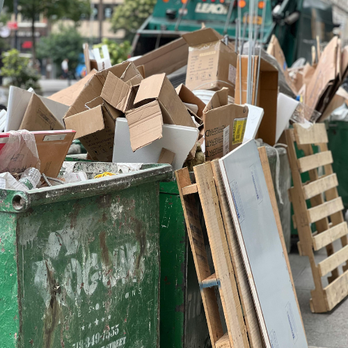 Champ's Clean & Care cardboard removal and recycling pickup by Champ’s Clean & Care in New Jersey. Bulk trash and debris removal service in New Jersey.