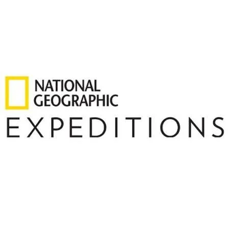 National Geographic Expeditions logo with a yellow rectangle and black text.