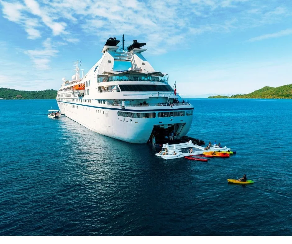 Luxury yacht cruise ship