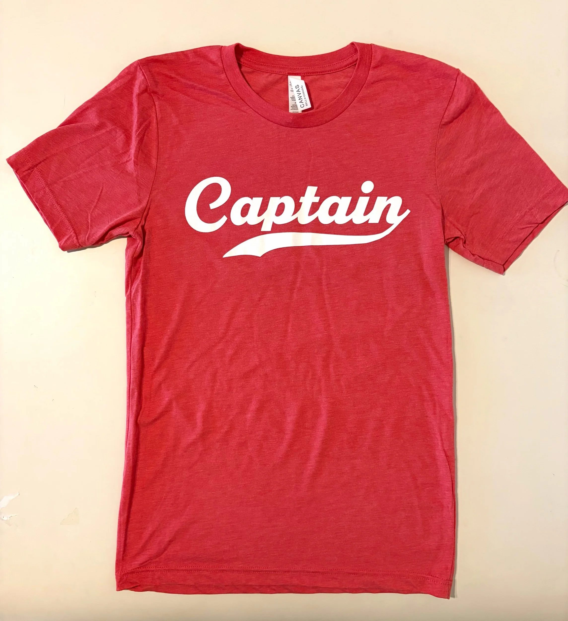 Vintage Soft Script Tee - Captain