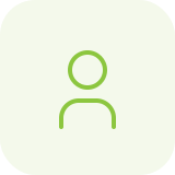 Green Icon of a person