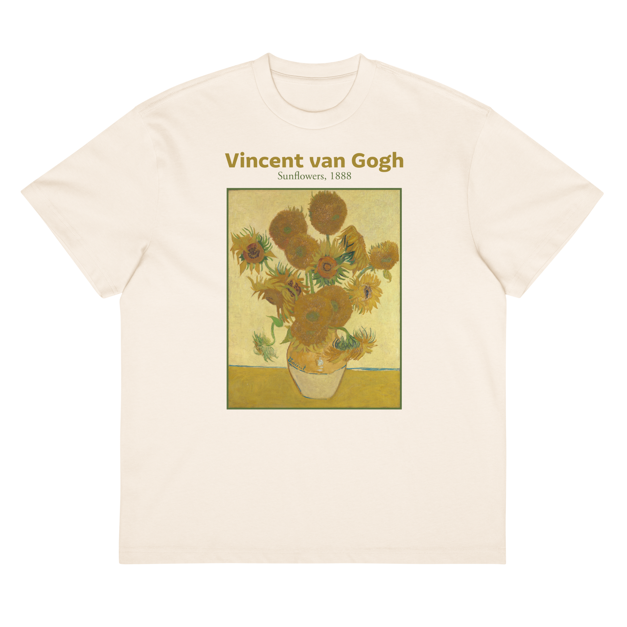 Van Gogh’s Sunflowers 1888 Boxy T-Shirt