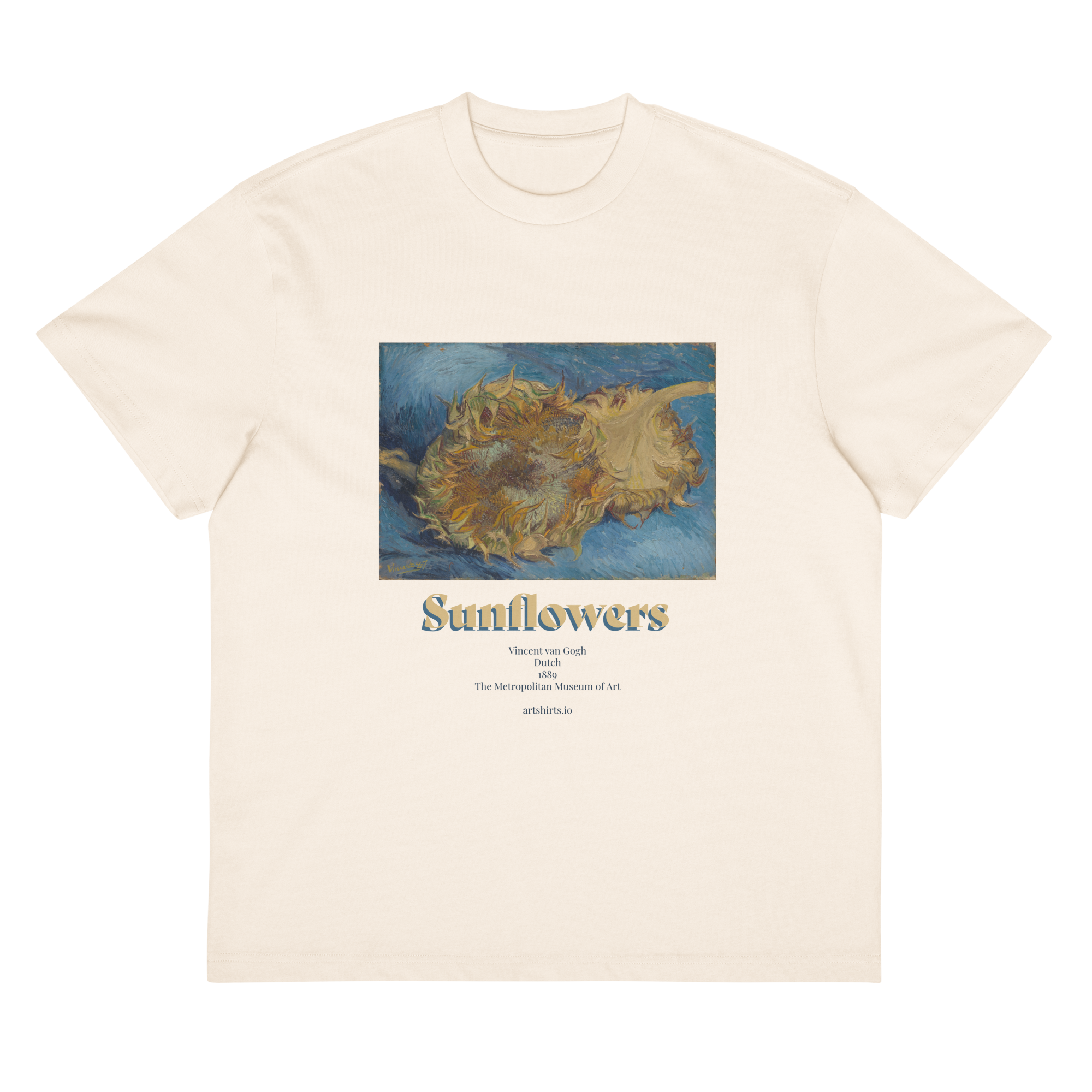 Sunflowers at The Met Boxy T-Shirt