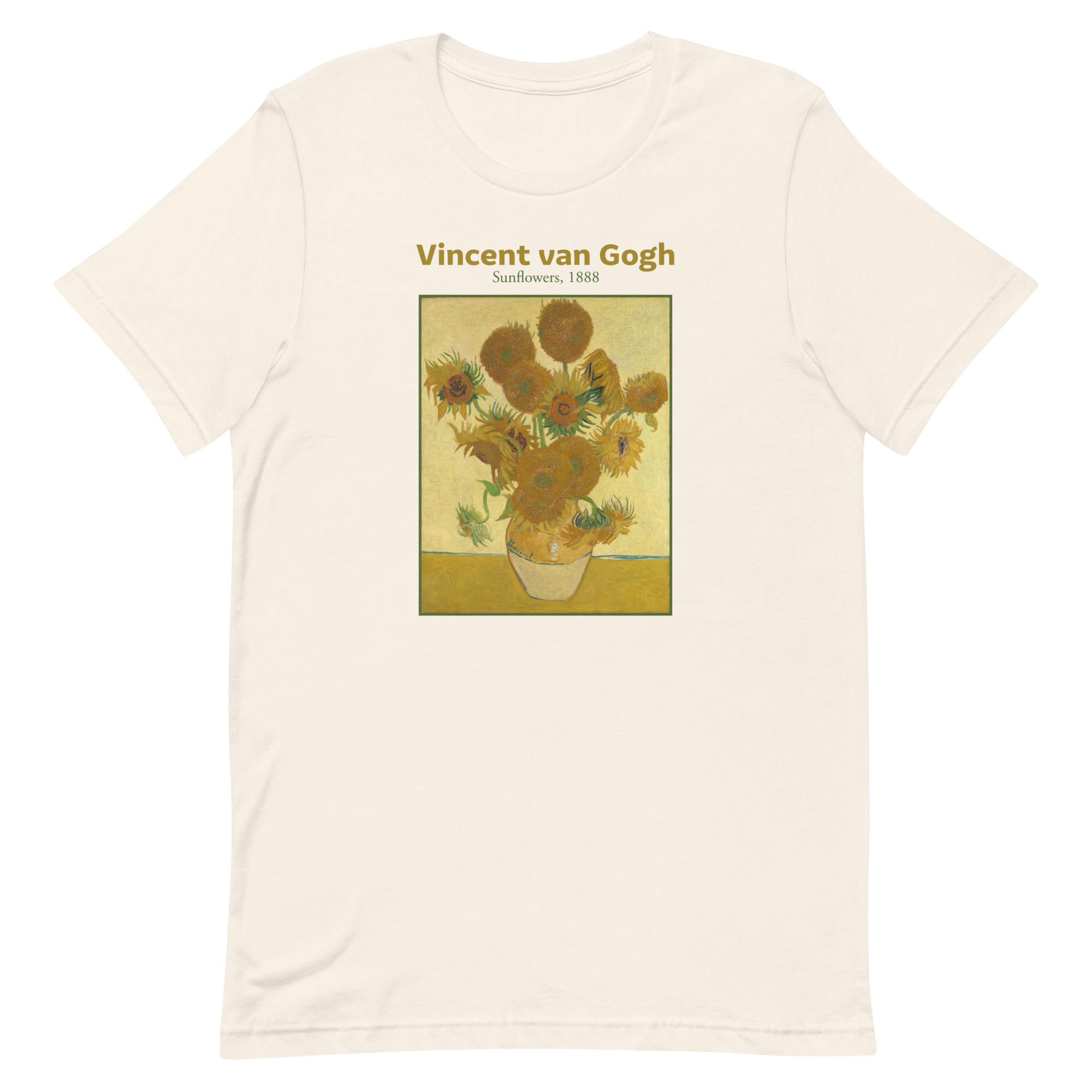 Van Gogh’s Sunflowers 1888 Fitted T-Shirt