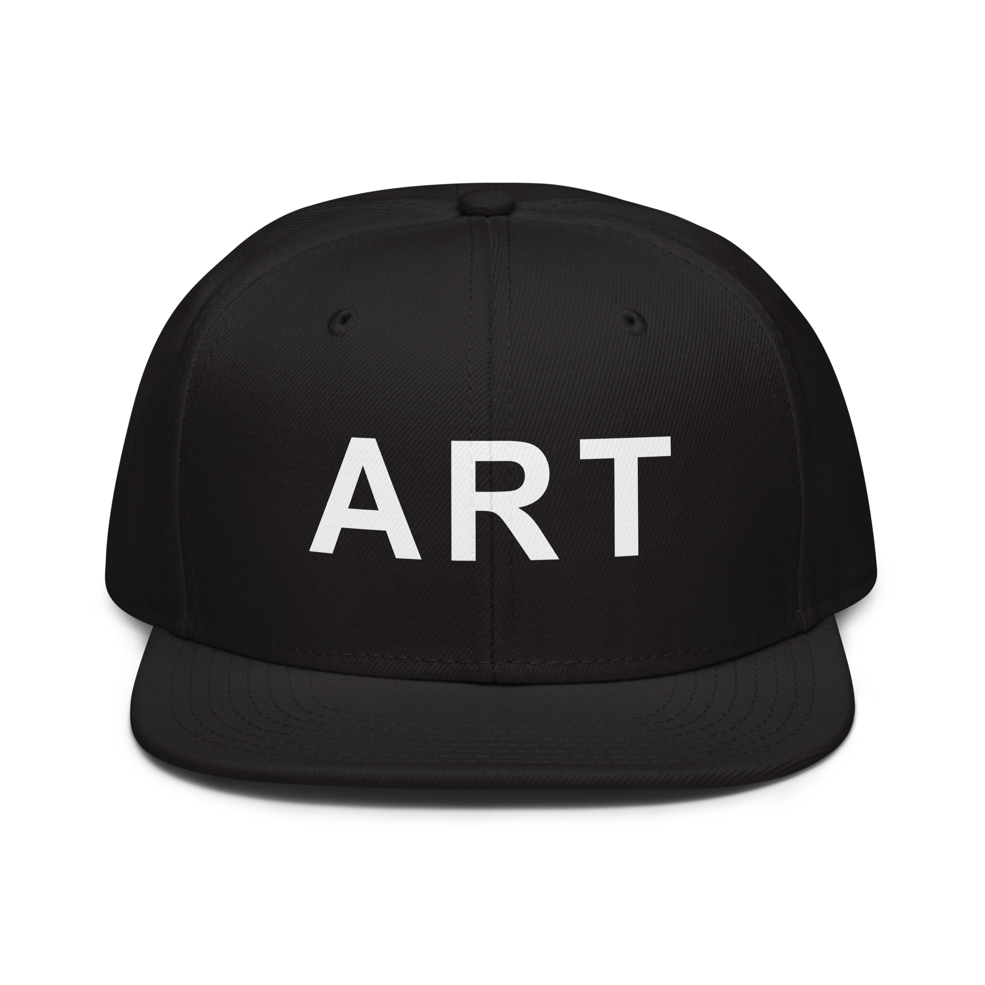 ART Black Snapback Hat