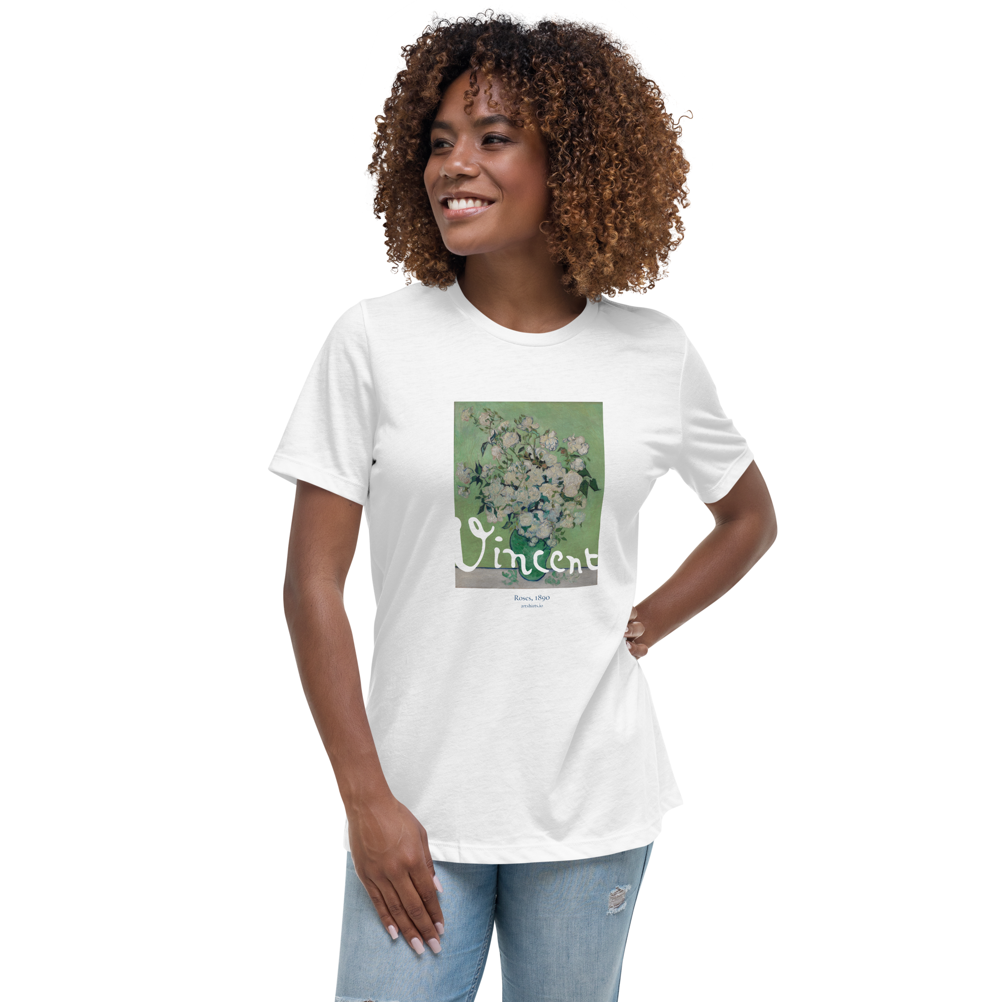 womens-relaxed-t-shirt-white-front-69a1a6d0b397dvan Gogh Roses.png