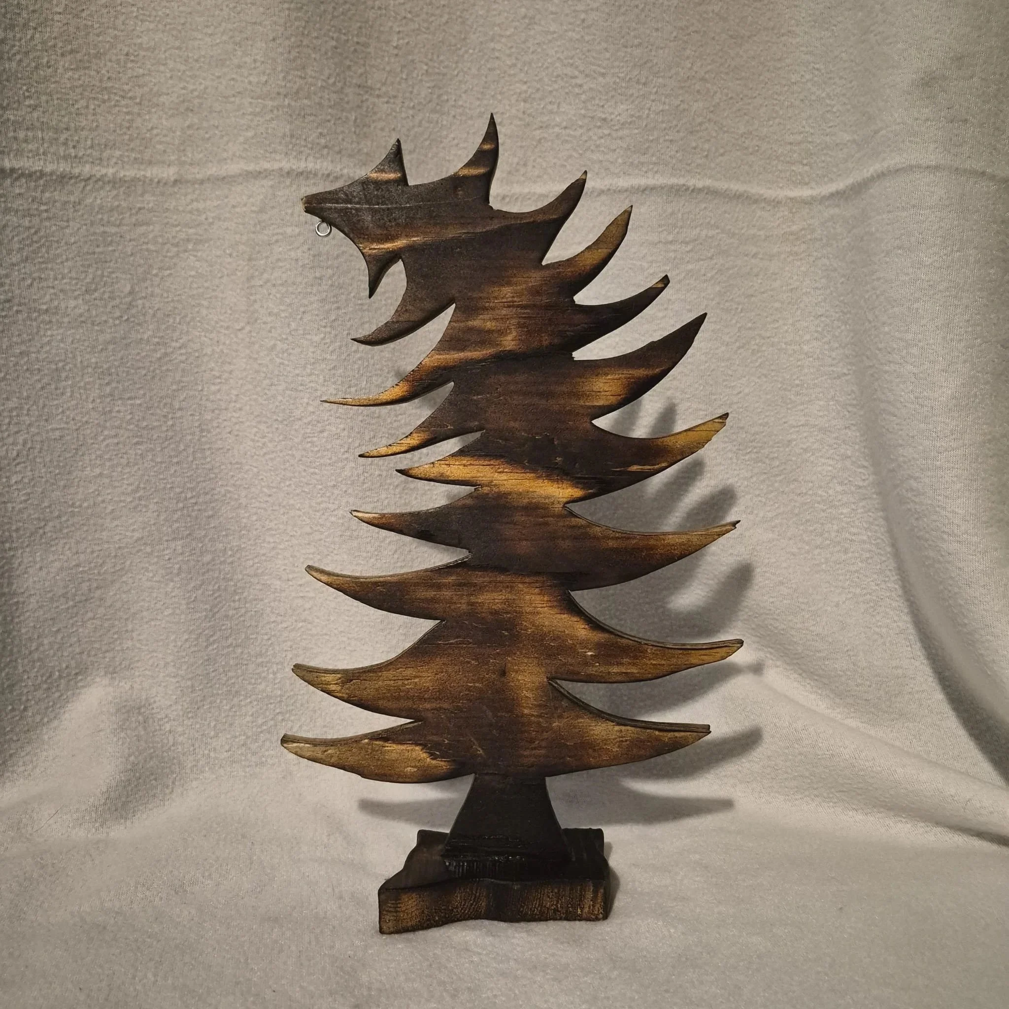 Crooked Christmas Tree w SURPRISE Ornament