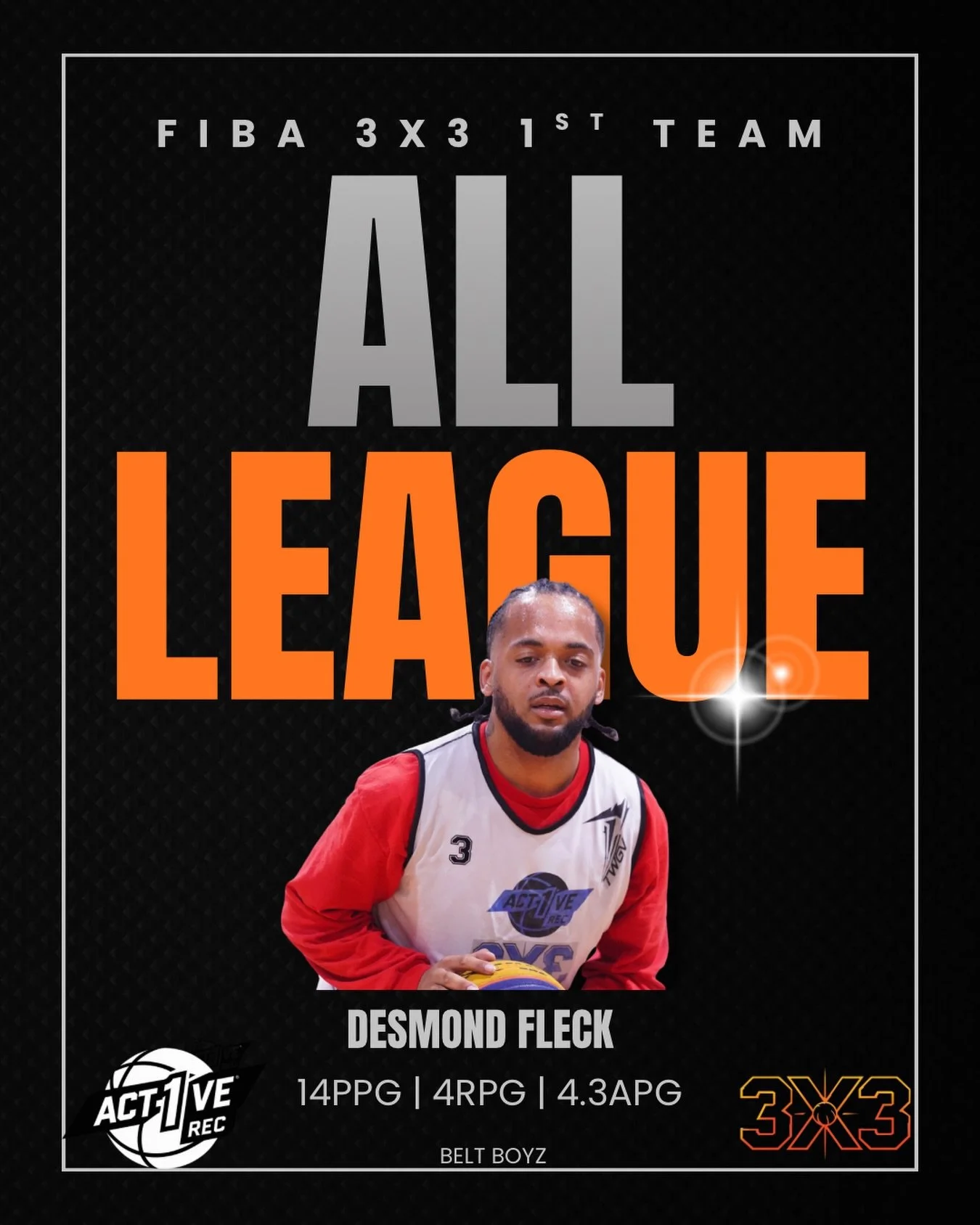 @dooniedez earns 1st Team All-League honors after being one of the biggest difference-makers for Belt Boyz all season.

The ultimate glue guy. Scored it, defended, rebounded, made plays, brought energy, and did whatever the team needed to win. Impact