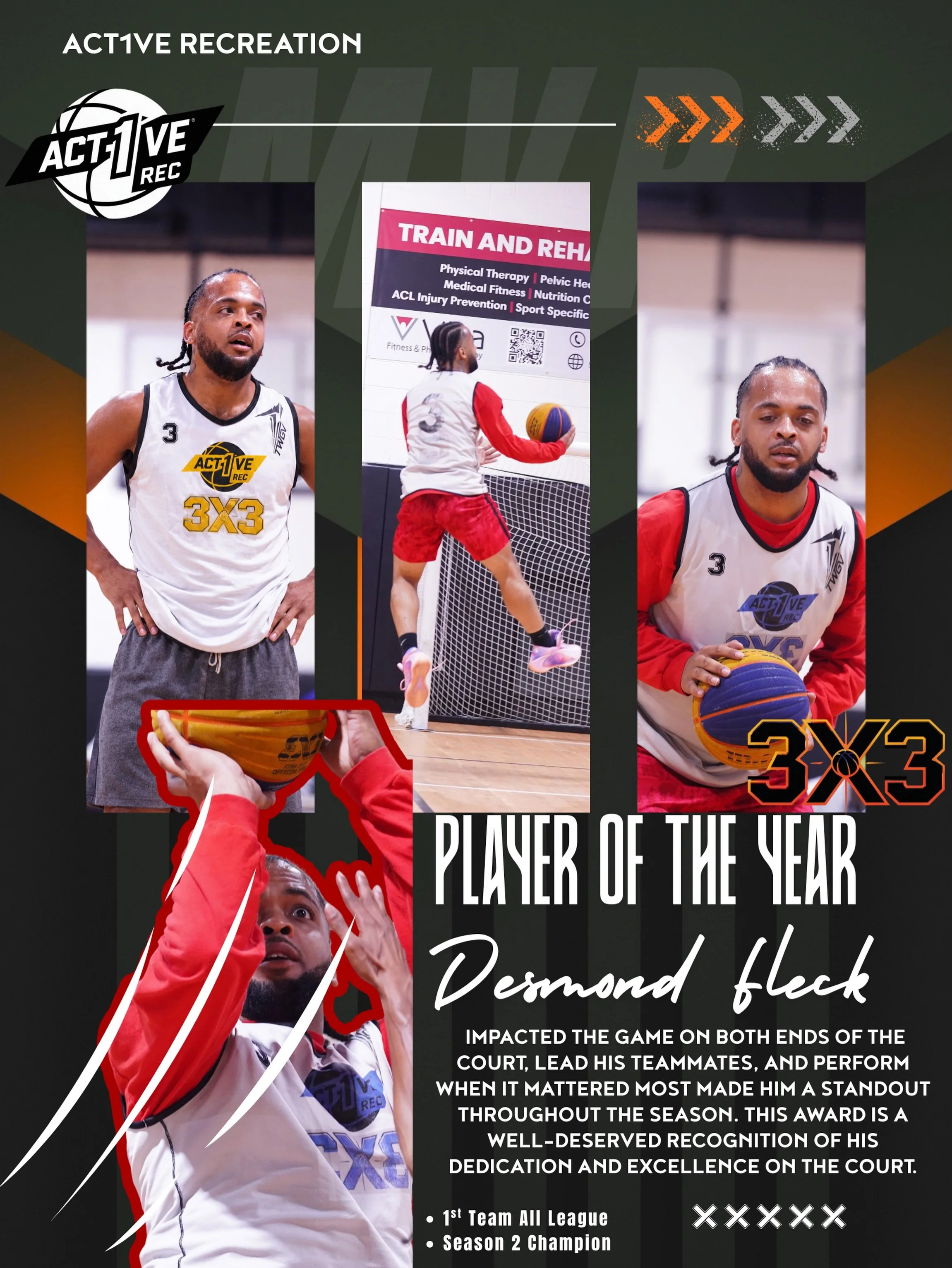 🏆 Season 2 PLAYER OF THE YEAR. 🏆

@dooniedez put together a season that checked every box. A true competitor, big-time production, and the type of player who makes winning plays on both ends of the floor.

Then he finished it the right way &mdash; 
