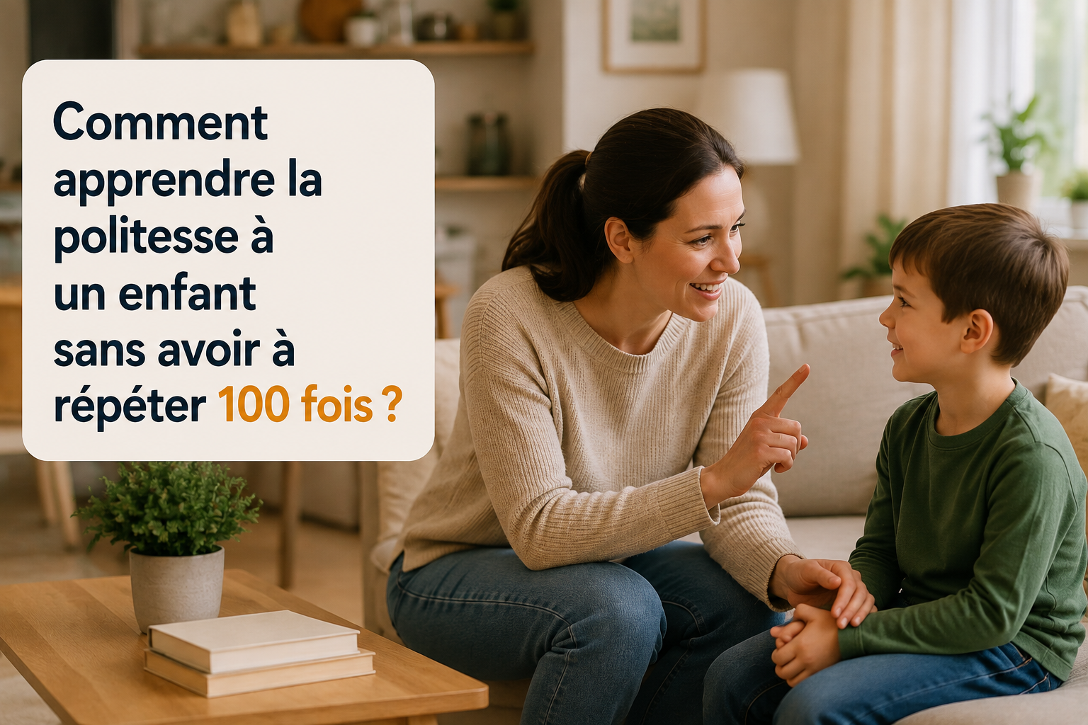Comment apprendre la politesse à un enfant sans avoir à répéter 100 fois ?