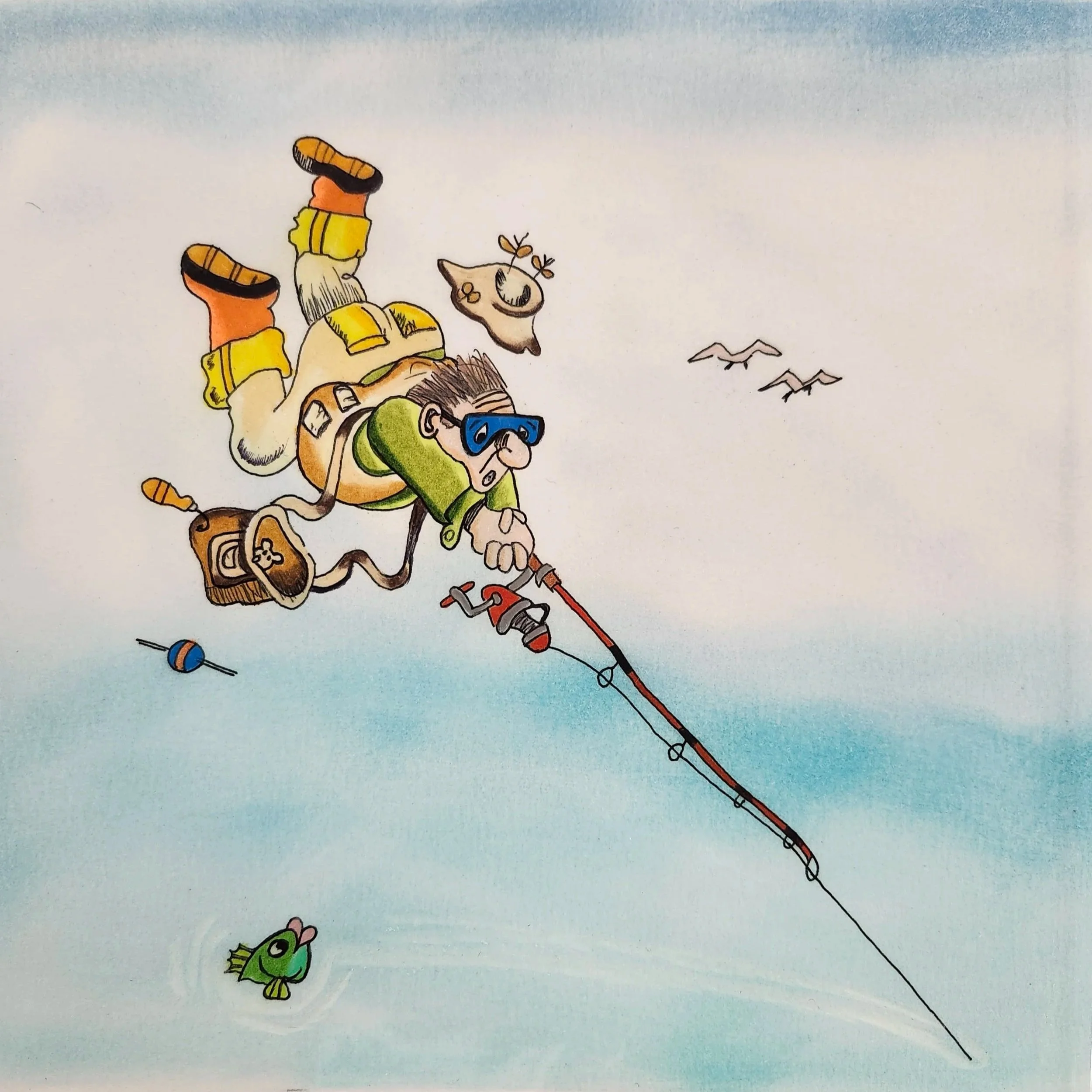 Colored pencil , 9”×12” Unframed

$40