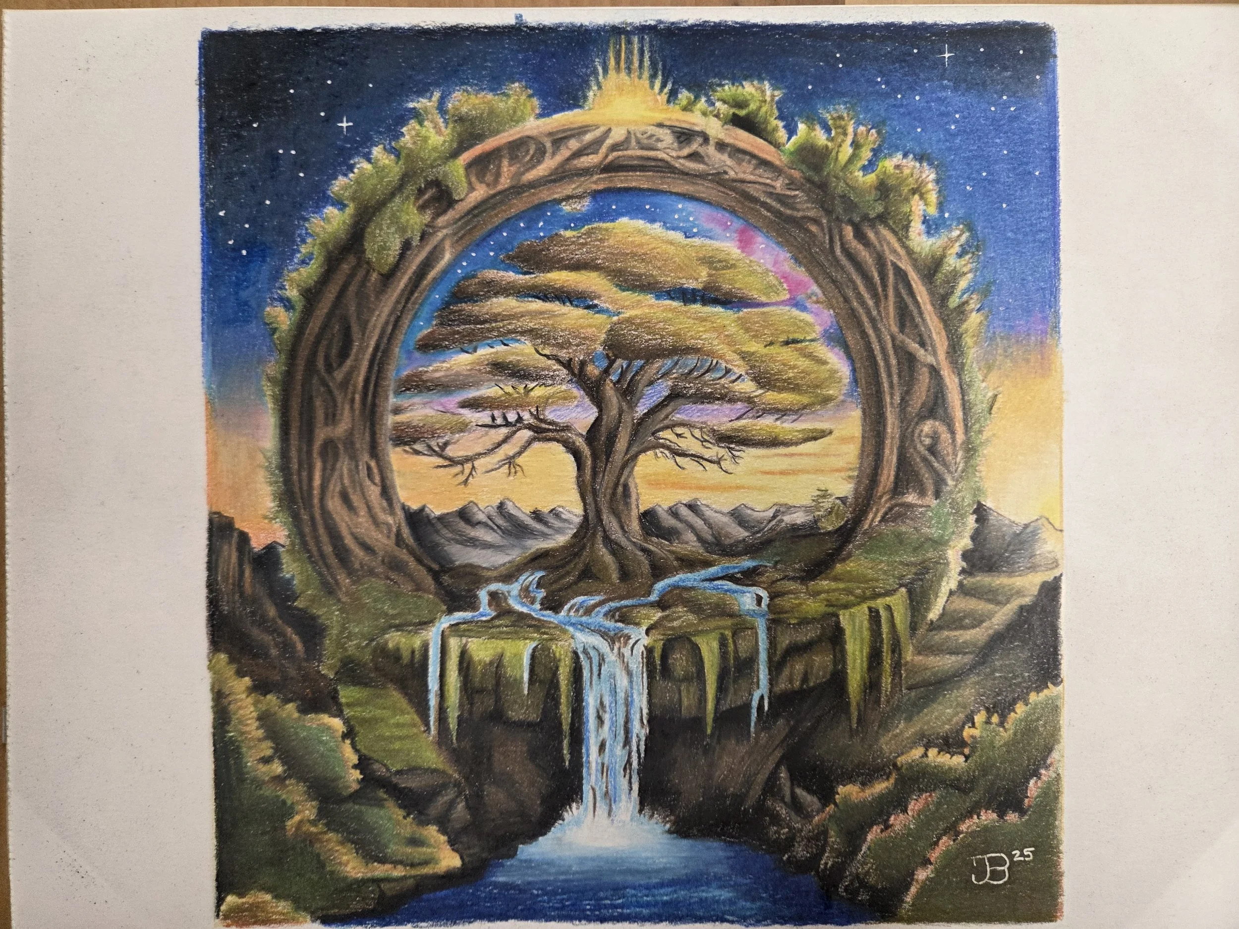 Artist: JB

Colored Pencil, framed 13” ×13.5”

$300