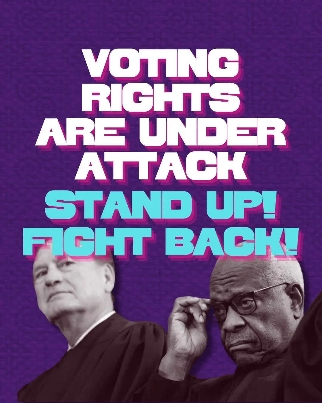 Voting rights are under attack &mdash; and silence is not an option.

The Supreme Court just handed Trump and Republicans another tool to suppress the vote. California Republicans are pushing Jim Crow-era voter ID. The House passed the SAVE Act. Trum