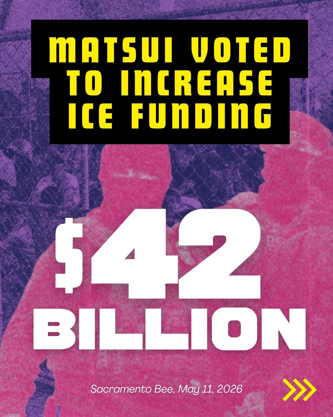 Pearl clutching about this morally bankrupt agency after you voted to give it $42,000,000,000 is a failure of leadership.

She was warned by immigration advocates and the Congressional Hispanic Caucus that funding for ICE would lead to more Trump-era
