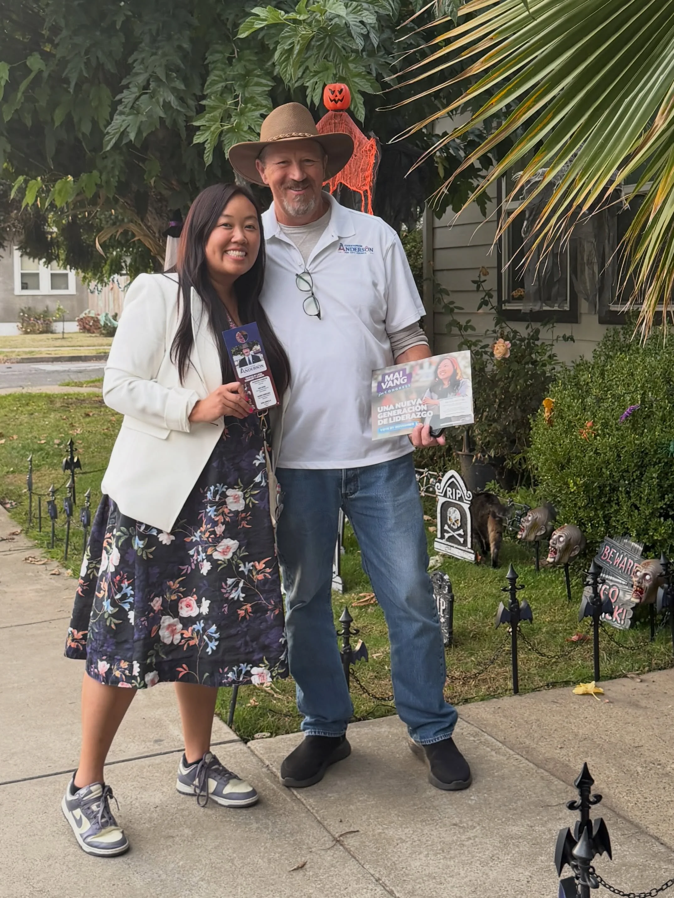 We are less than 4 days away from Election Day 🗳️! Team Mai joined @anderson4lodicitycouncil to walk, talk and lock in those YES votes in Lodi. It&rsquo;s all hands on deck to the finish-line, let&rsquo;s turn out the VOTE! Sign up to volunteer at M