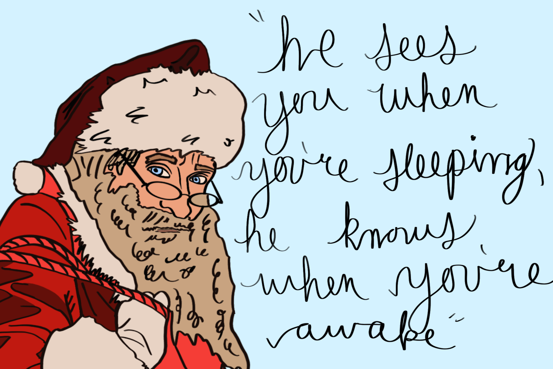 Santa Clause Postcard