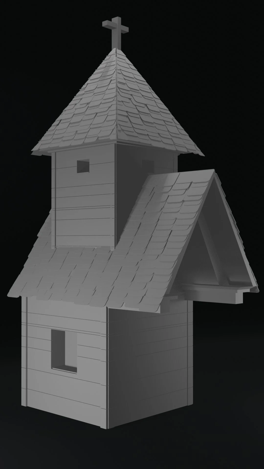 Church tower asset.
