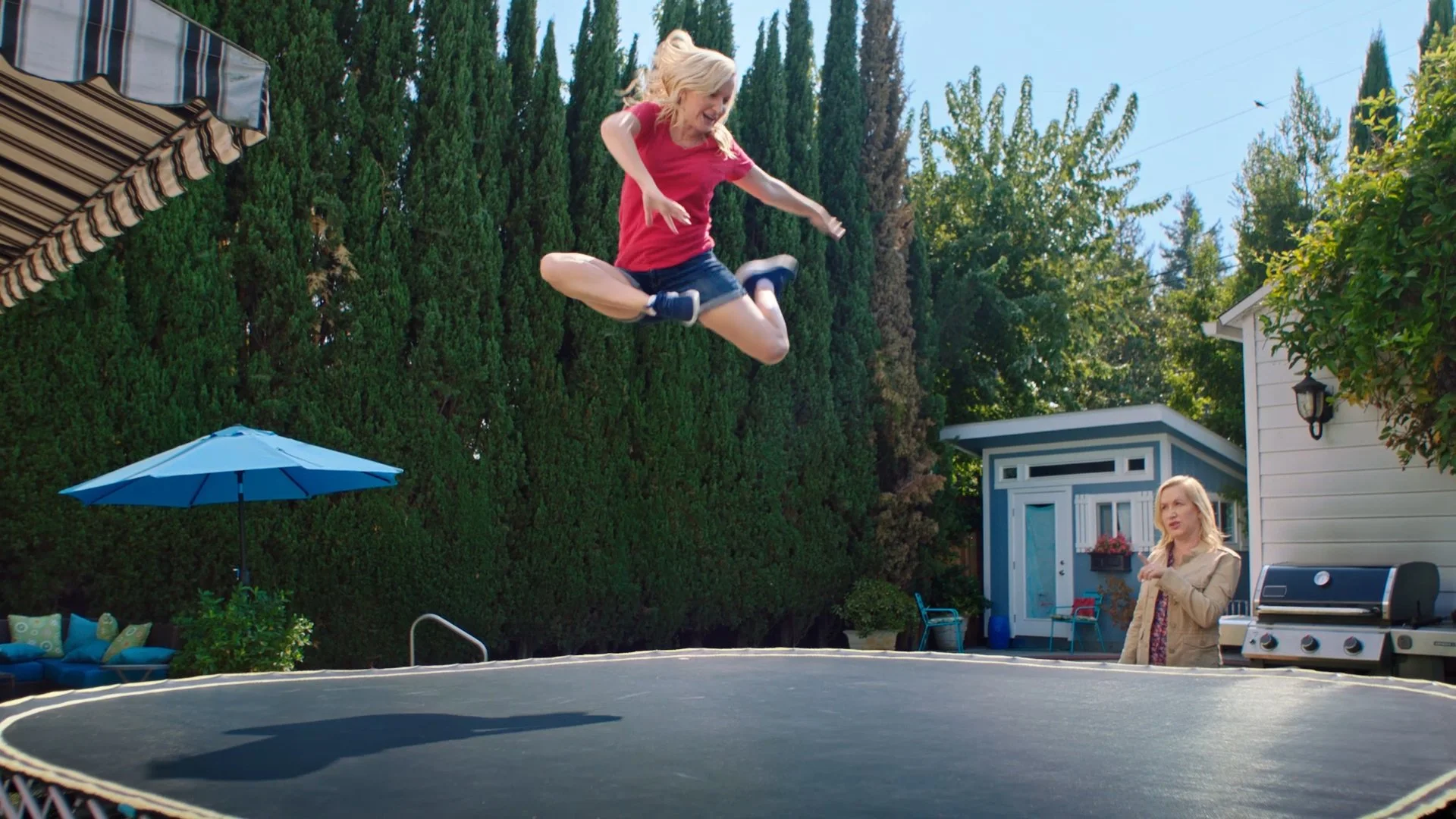 Advil: Dual Angelas - Angela Jumps on a Trampoline