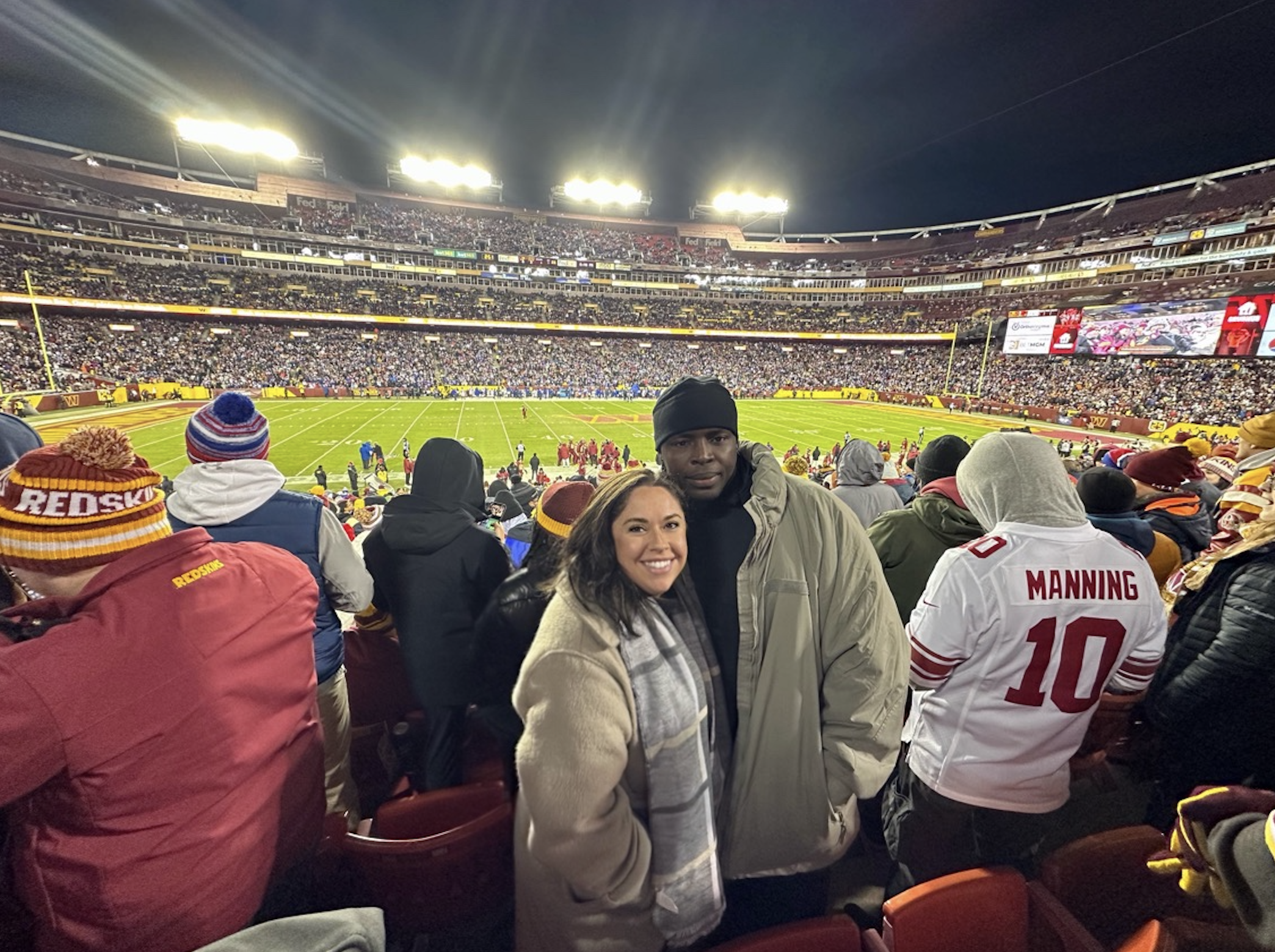 First NFL game in DC!