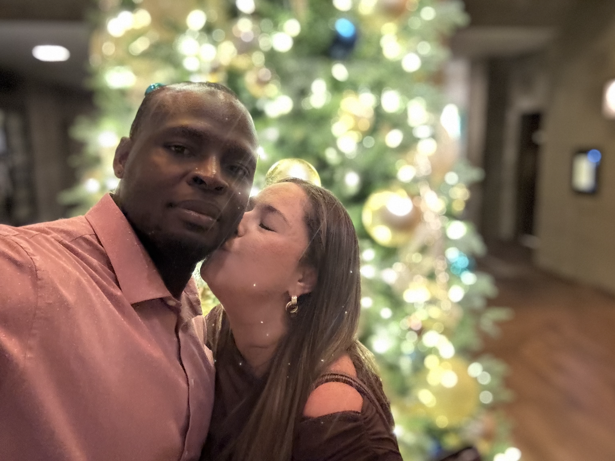 Christmas lights at the Biltmore
