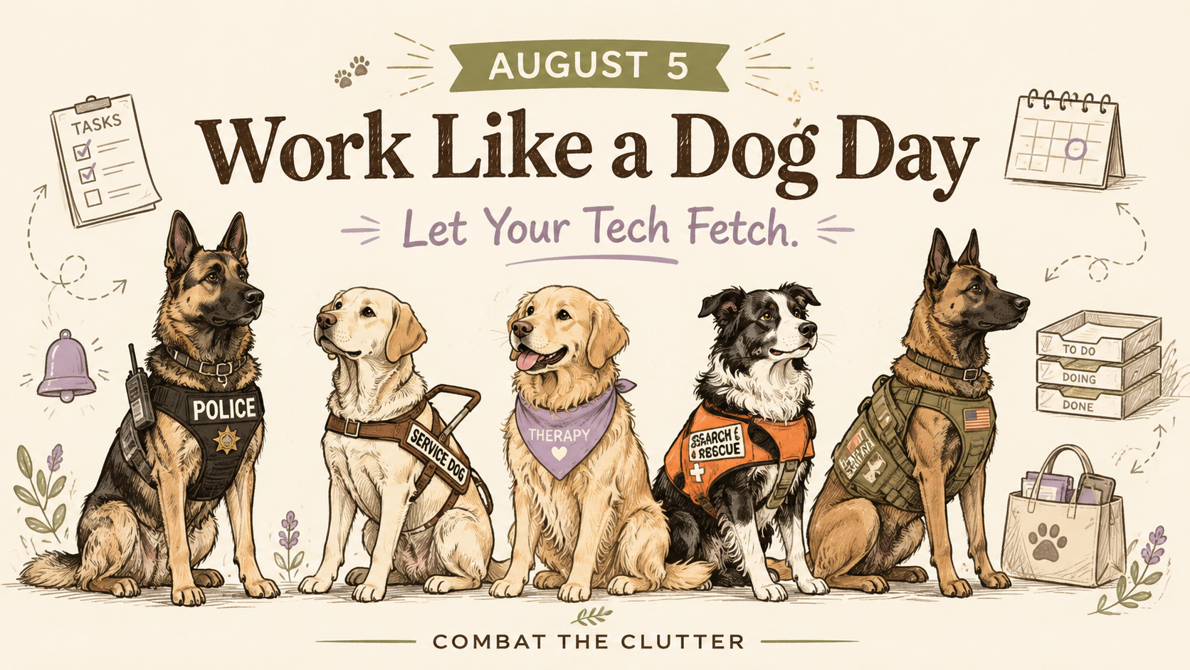 Work Like a Dog Day