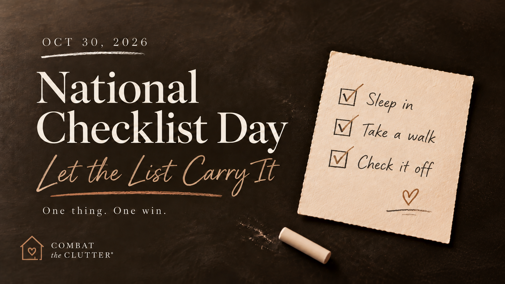 National Checklist Day