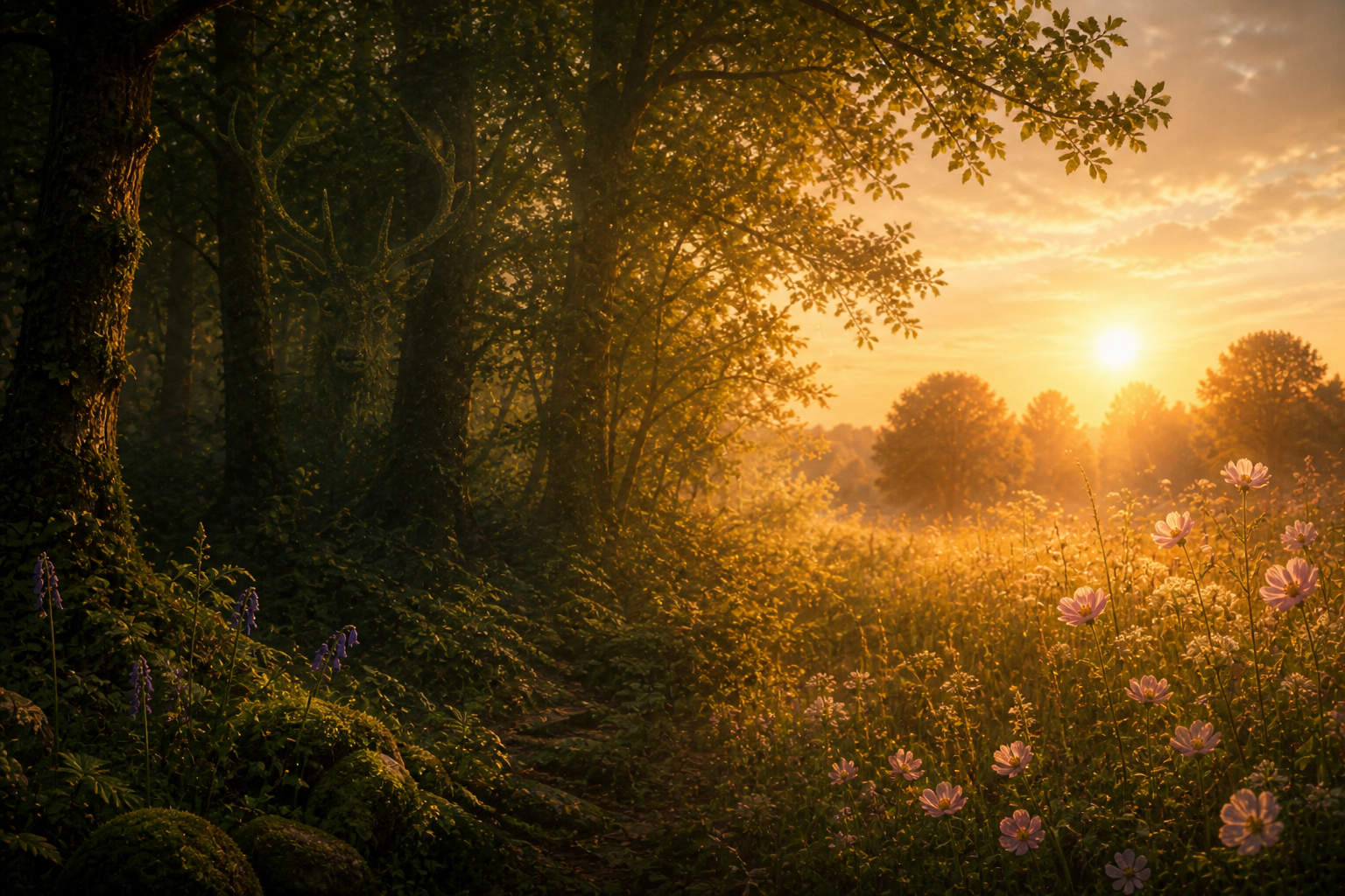 Seasonal Deity Notes for Beltane: Cernunnos and Áine