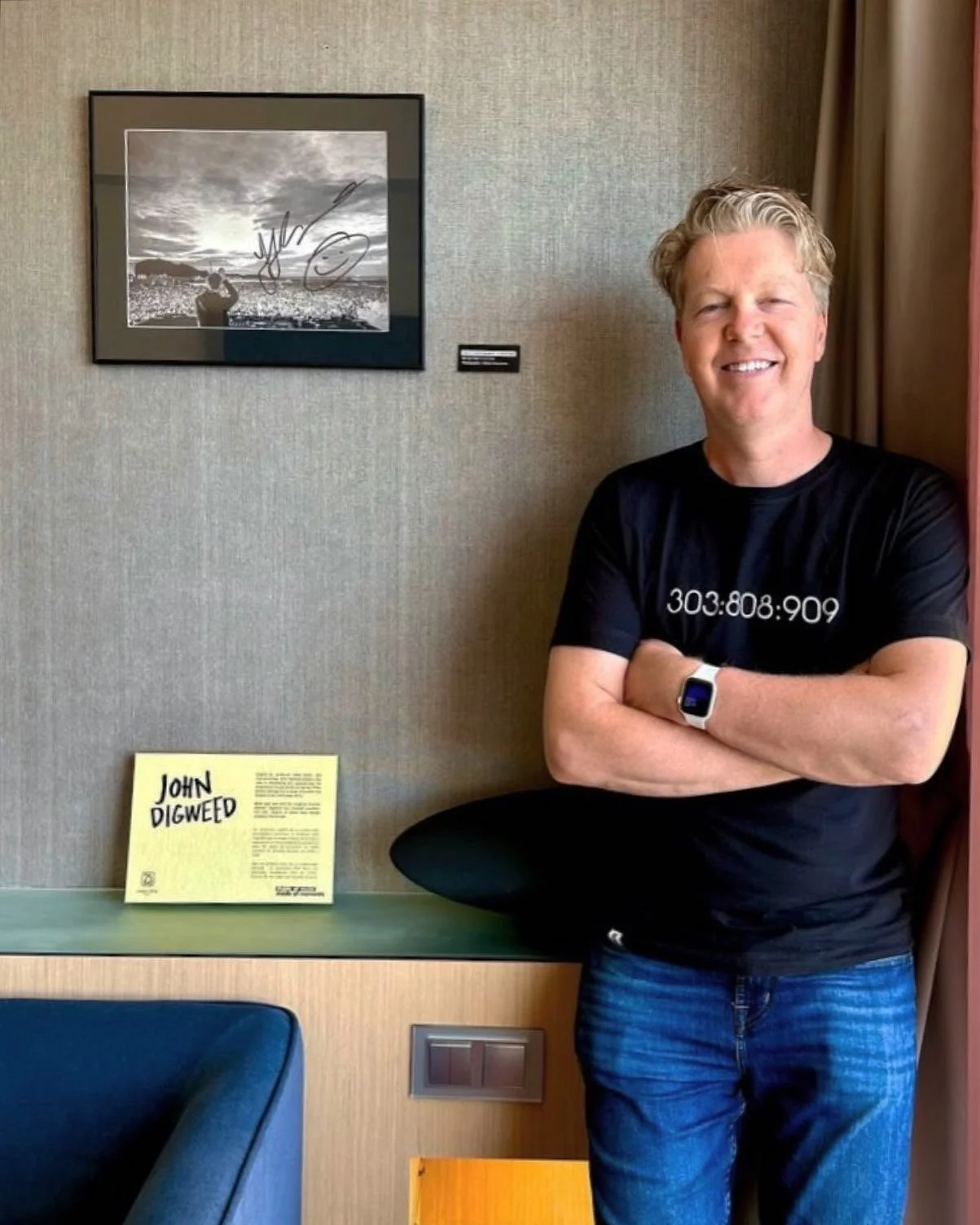 John Digweed Tribute – Ocean Drive Ibiza 25 Years – Photography in the Suite Named After Him – Permanent Exhibition – Since August 2023