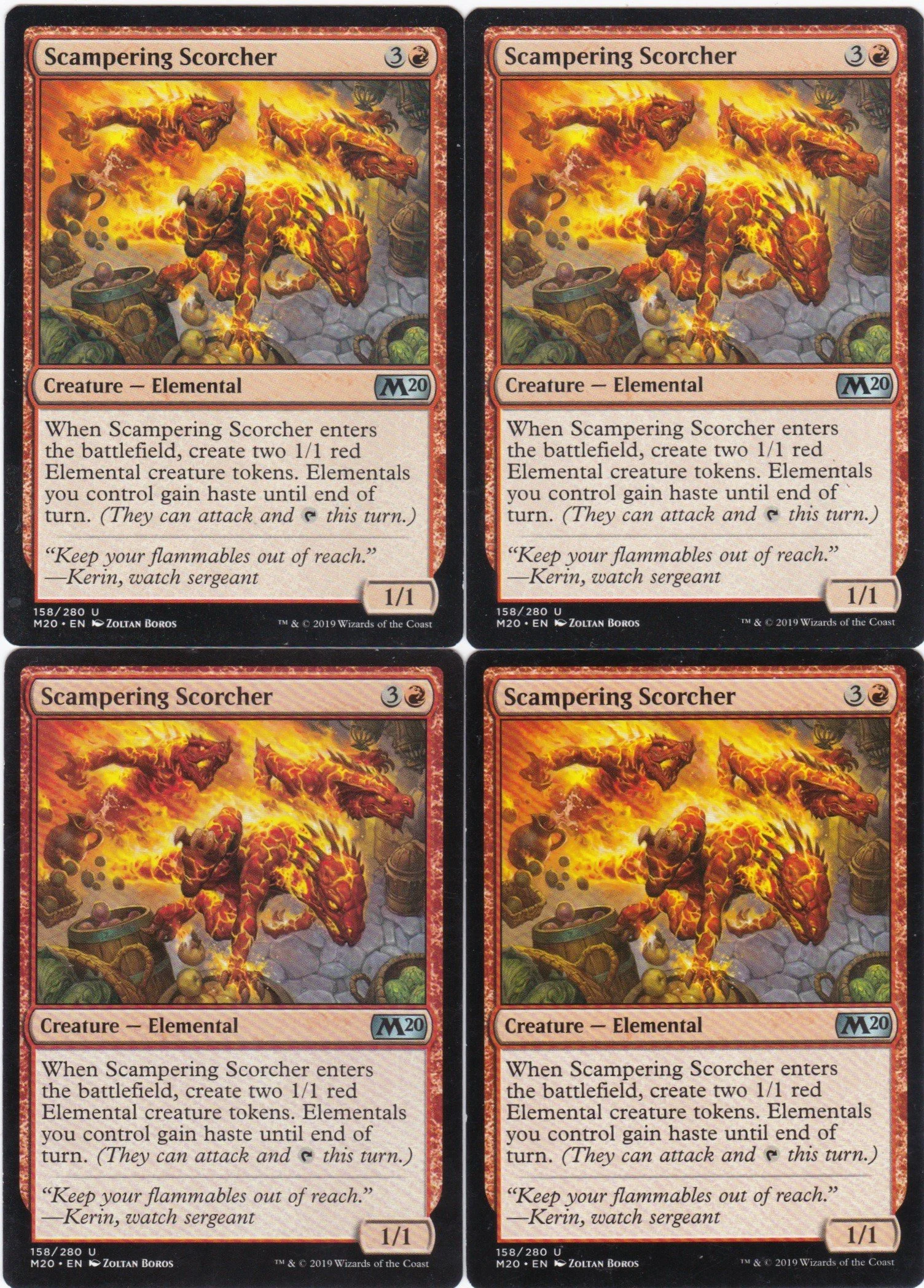 4x Scampering Scorcher