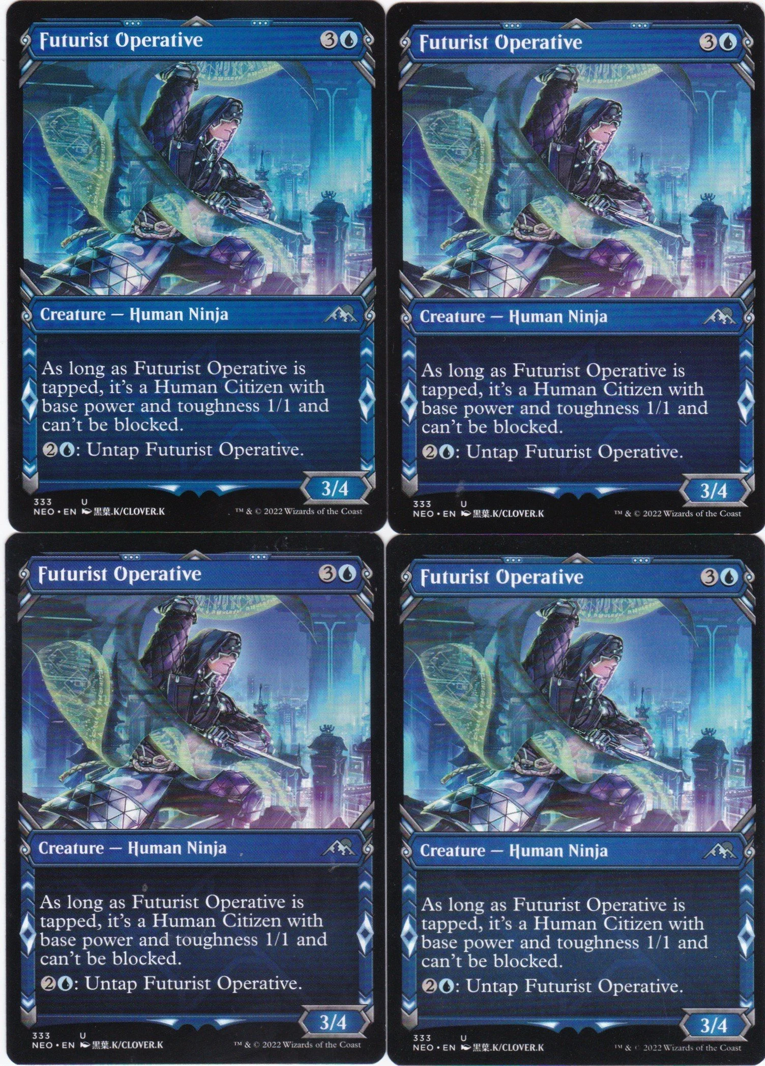 4x Futurist Operative