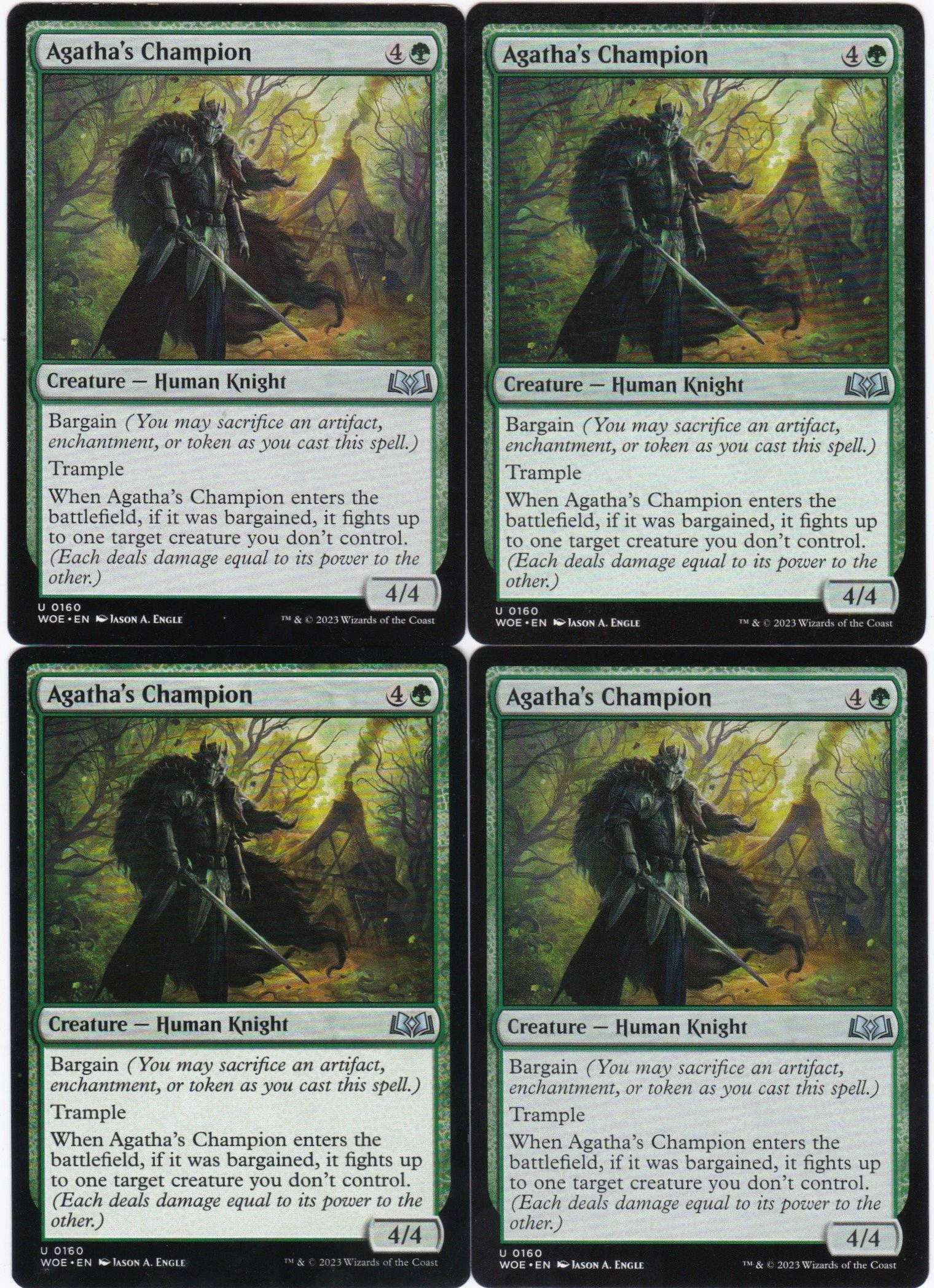 4x Agatha's Champion