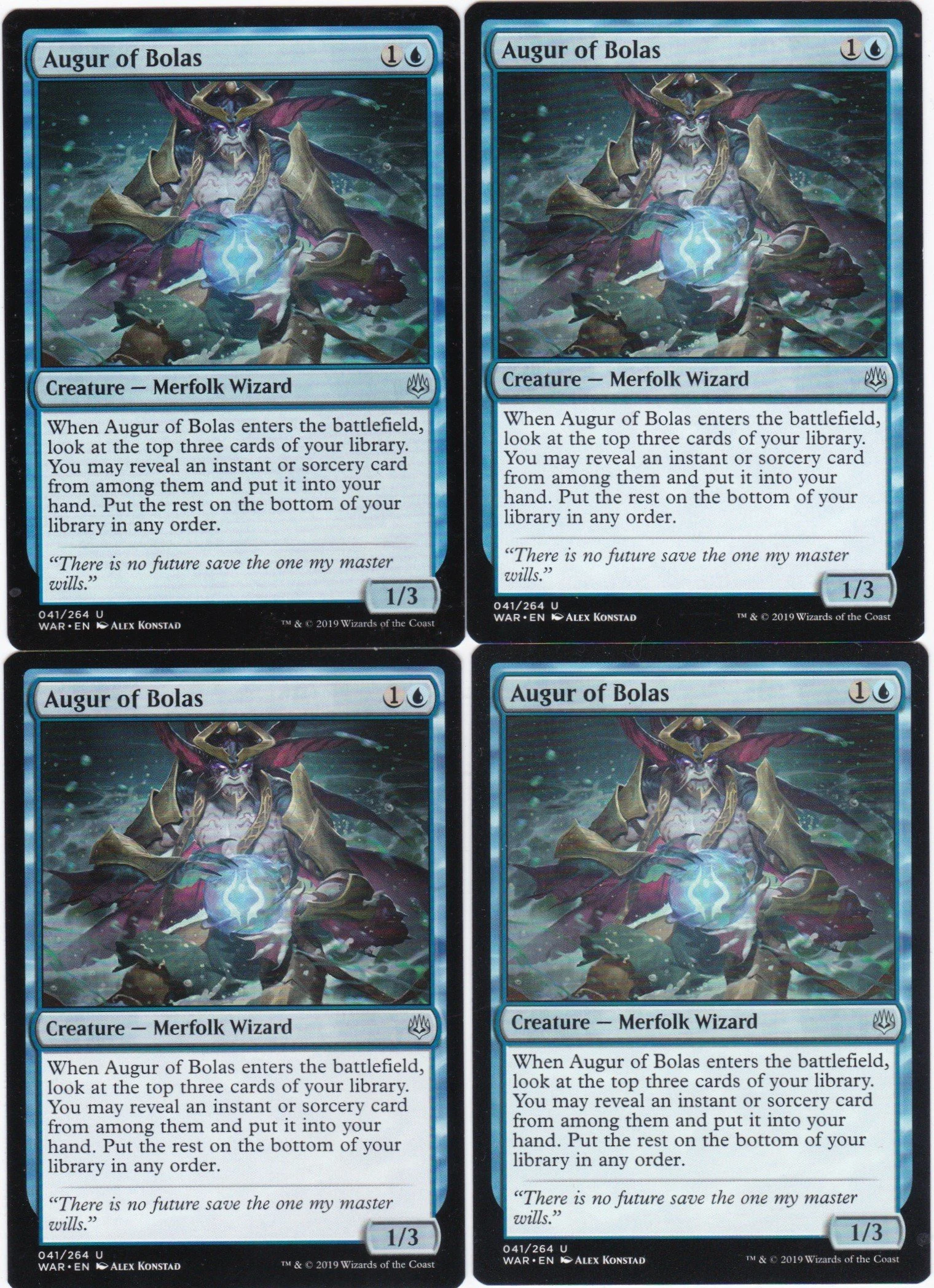 4x Augur of Bolas