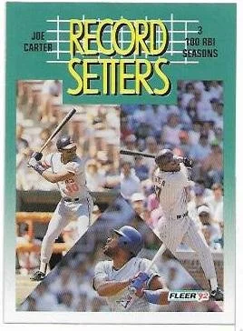 Record Setters Joe Carter #685