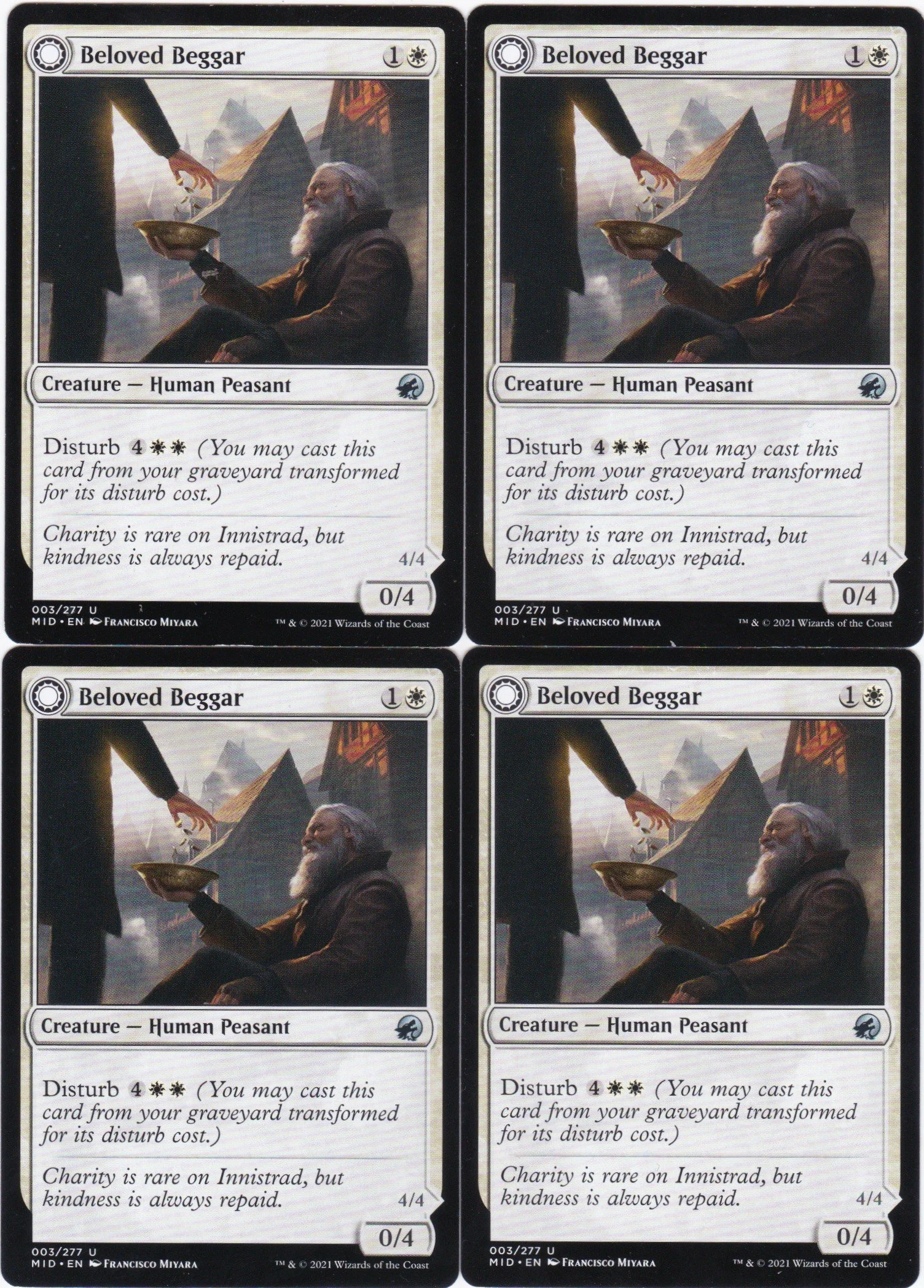 4x Beloved Beggar