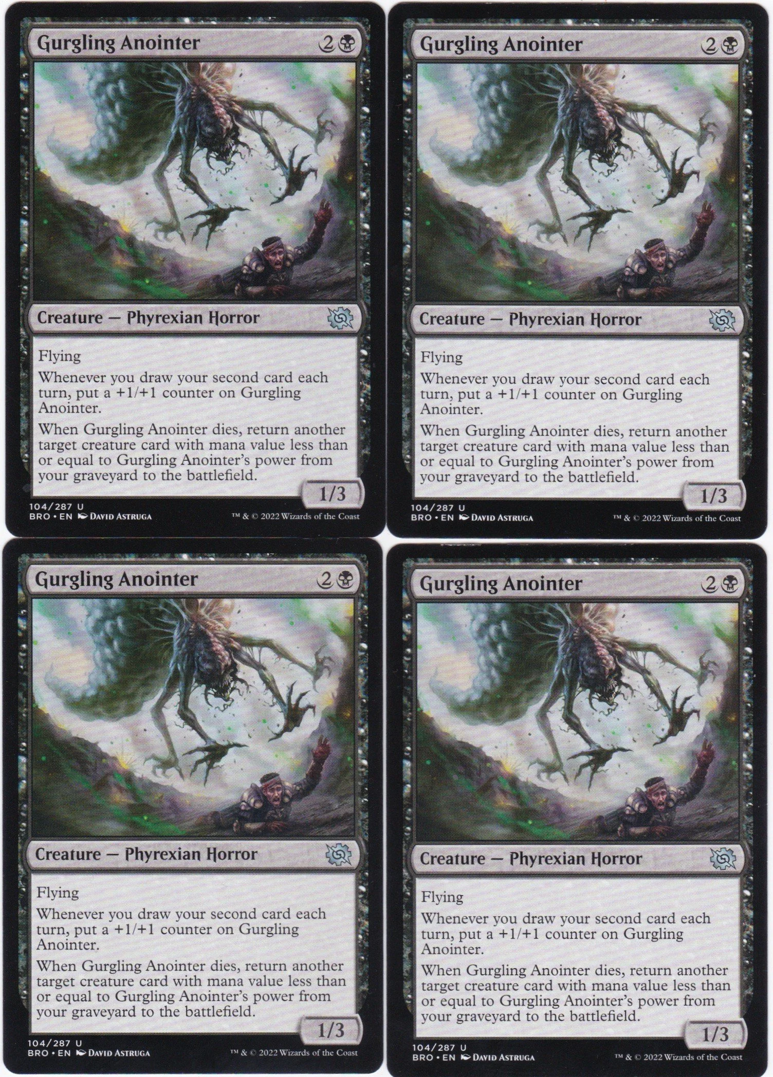 4x Gurgling Anointer