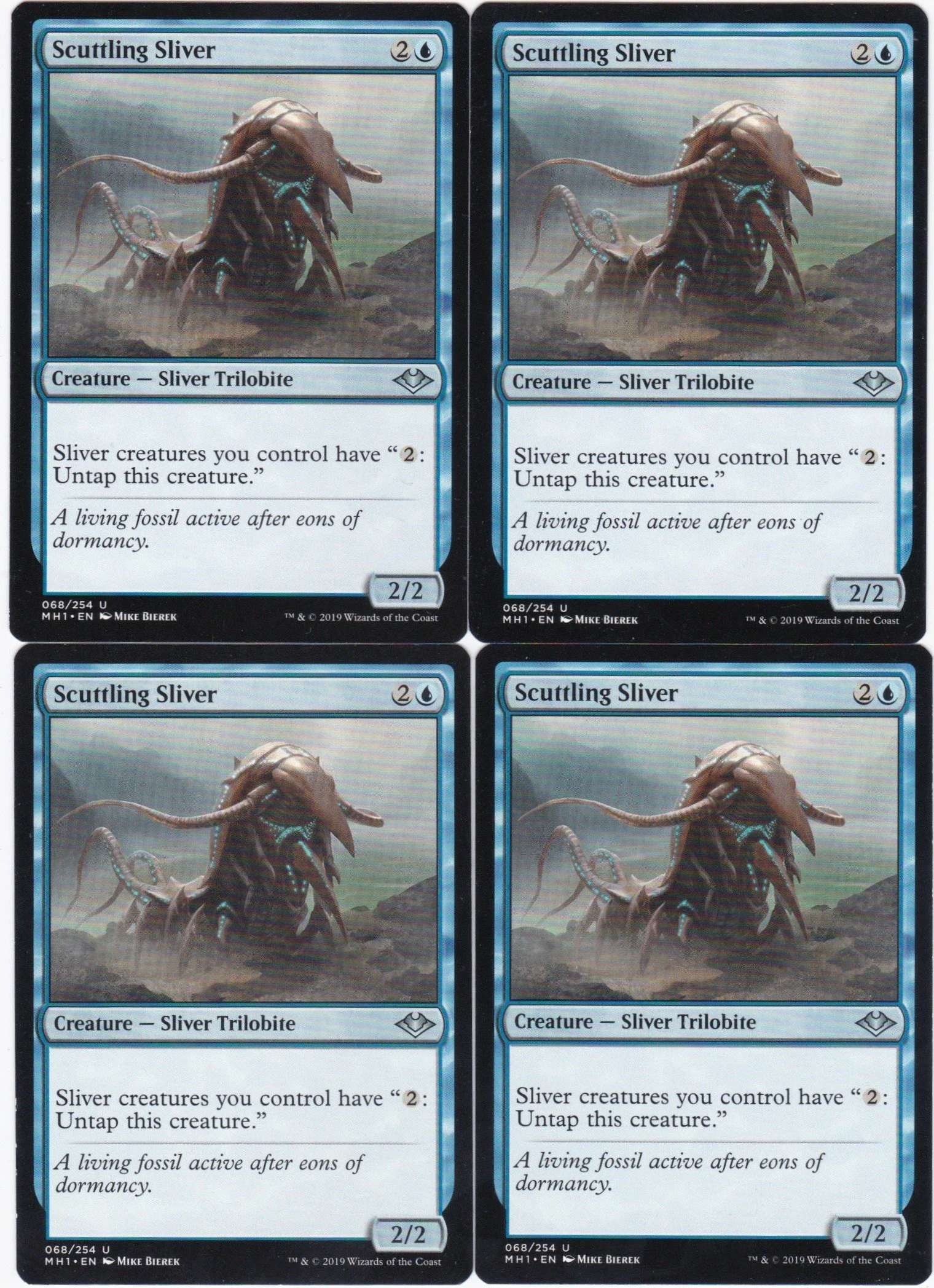 4x Scuttling Sliver