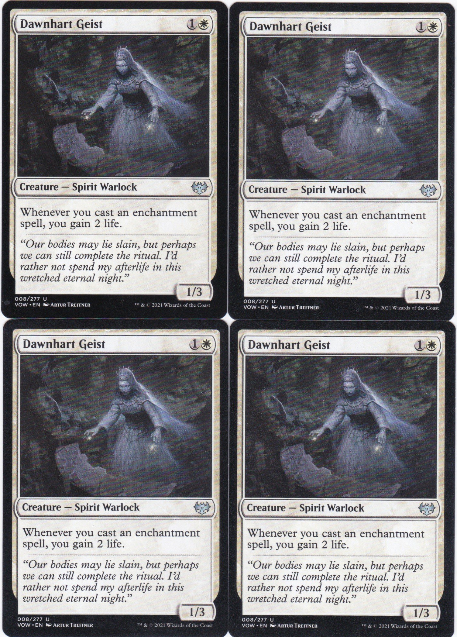 4x Dawnhart Geist