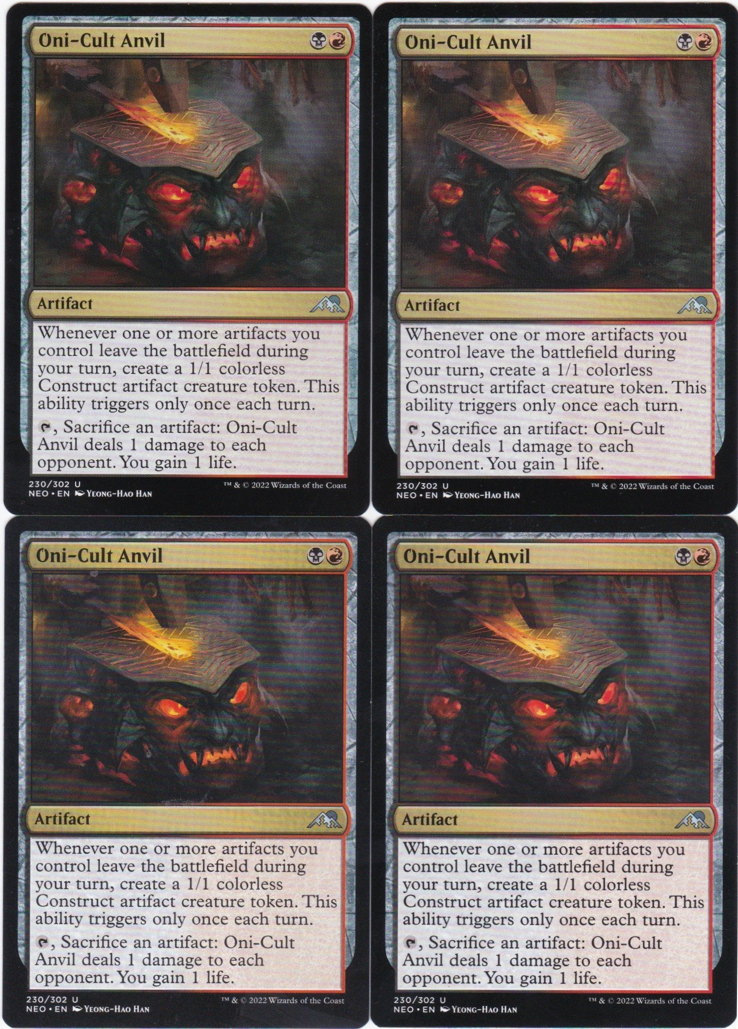 4x Oni-Cult Anvil