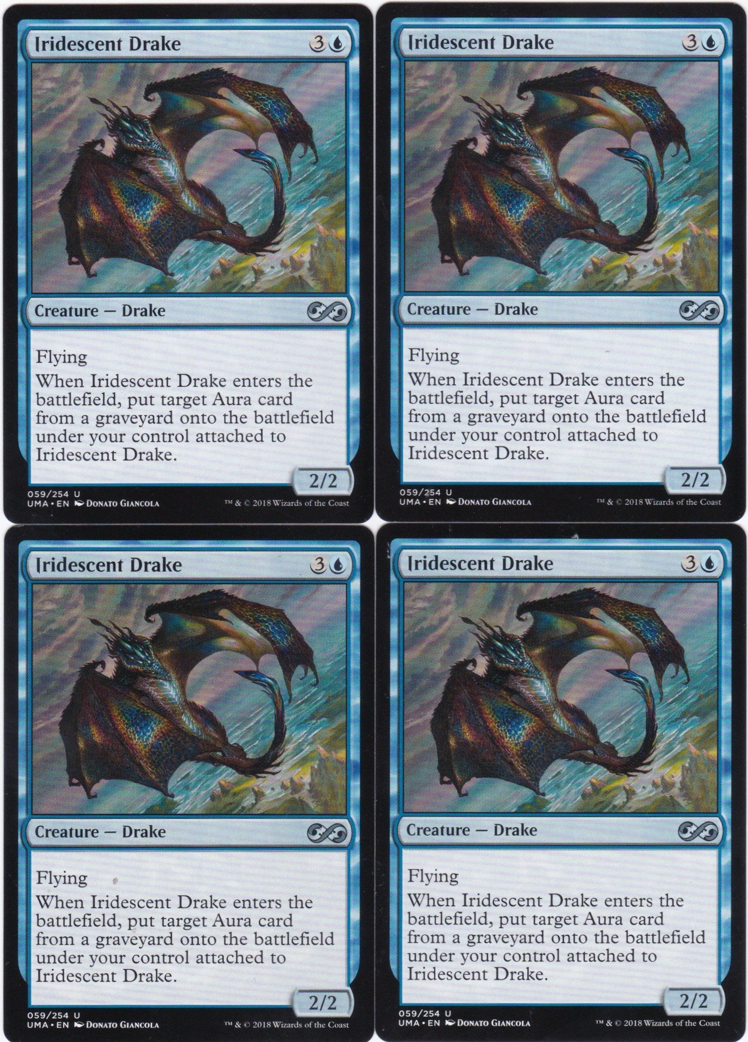 4x Iridescent Drake