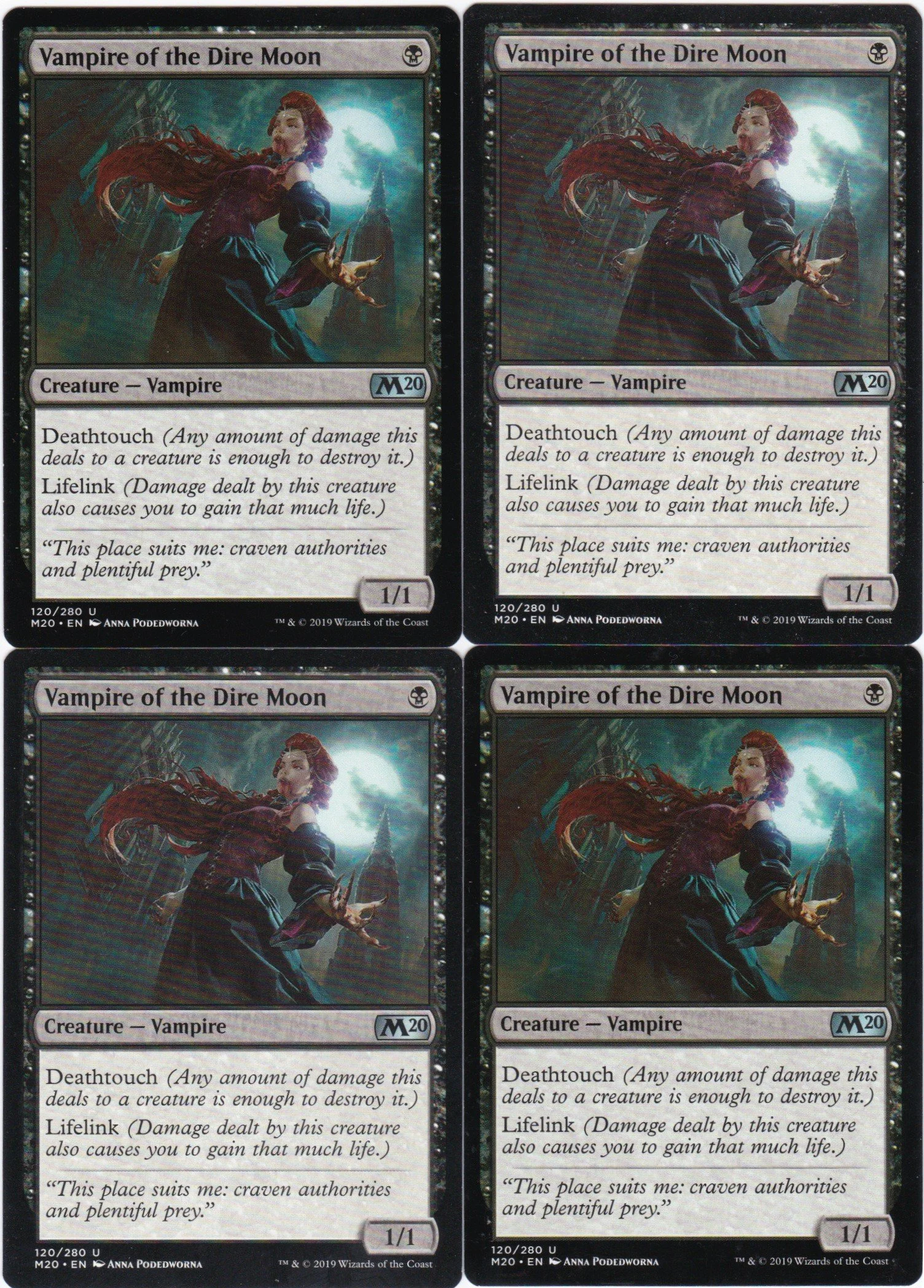 4x Vampire of the Dire Moon