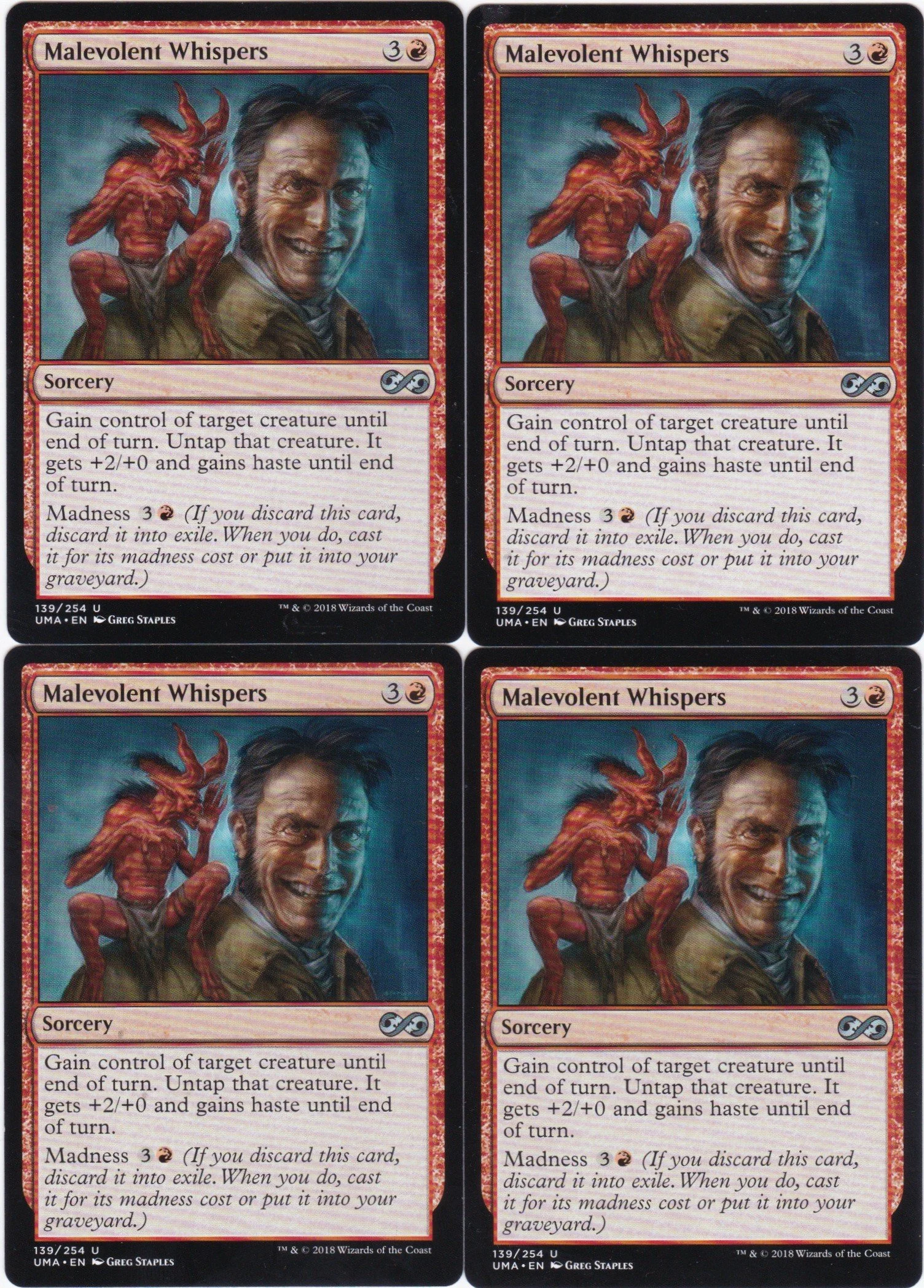 4x Malevolent Whispers