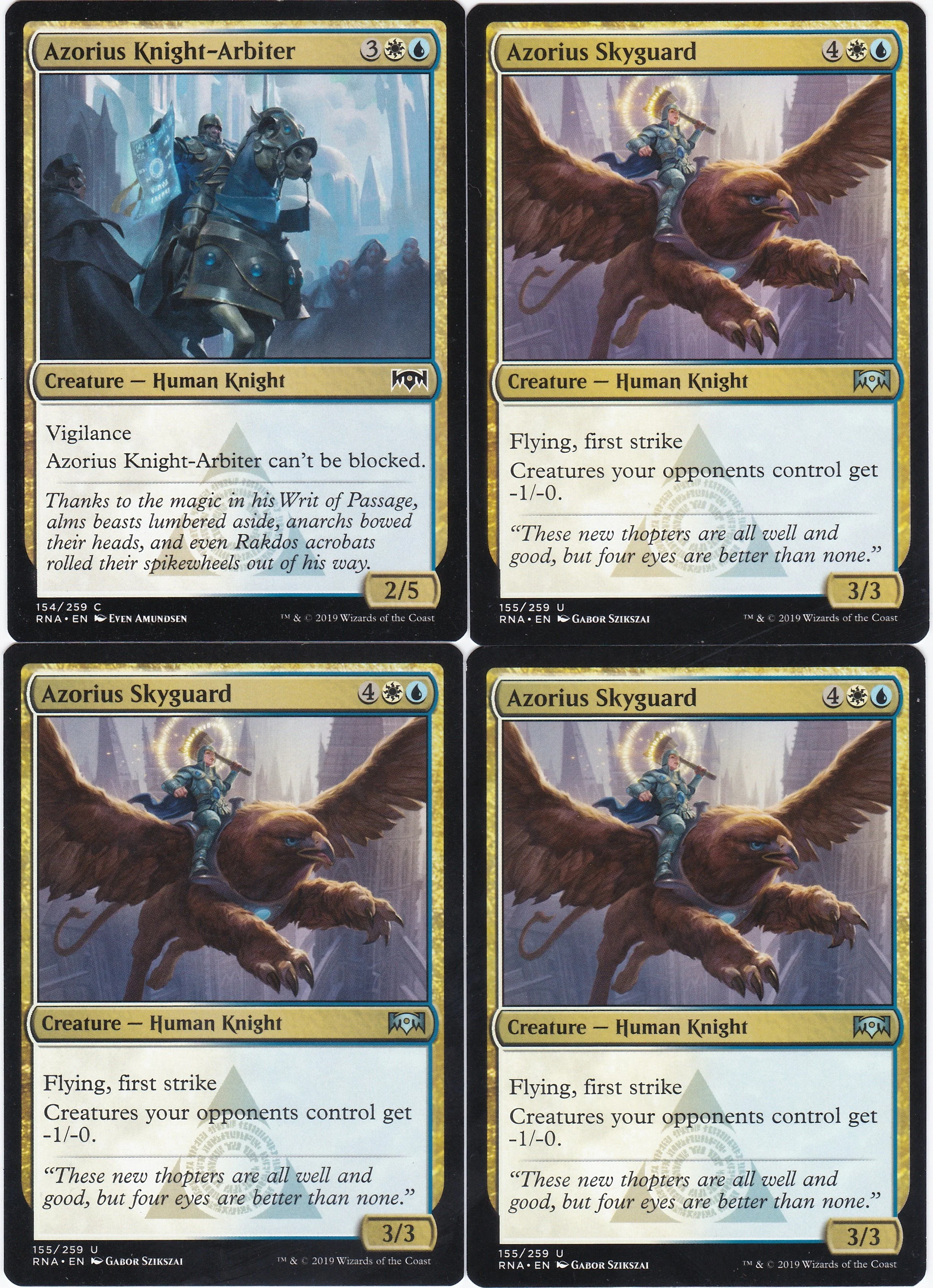 4x Azorius Knight-Arbiter