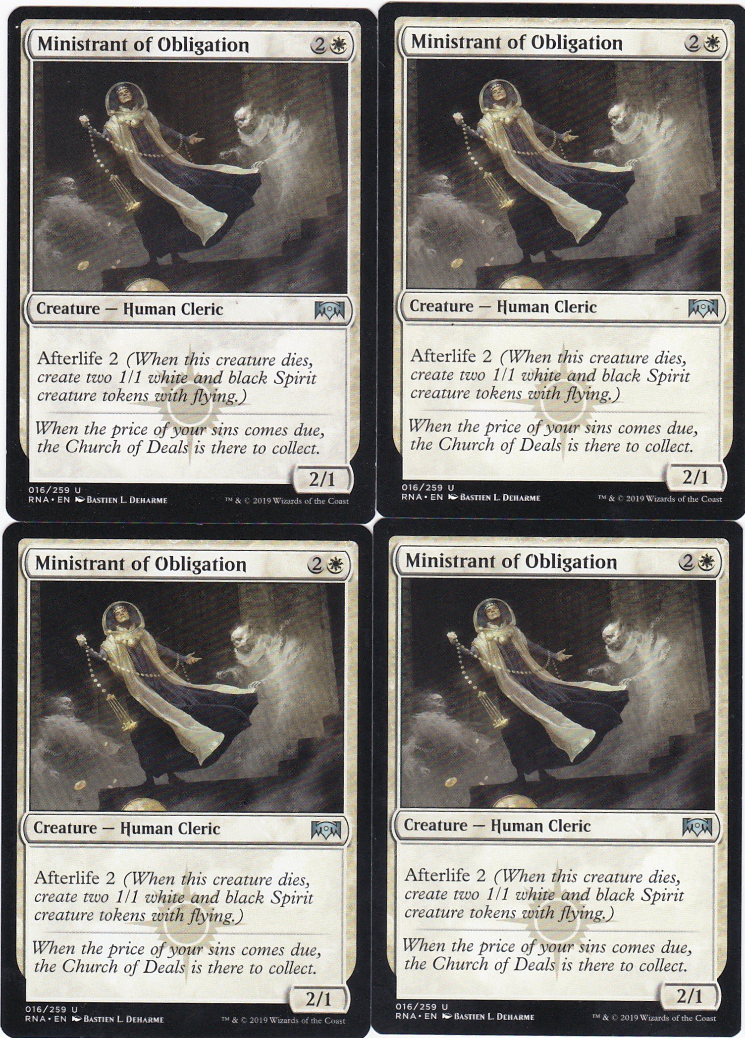 4x Ministrant of Obligation