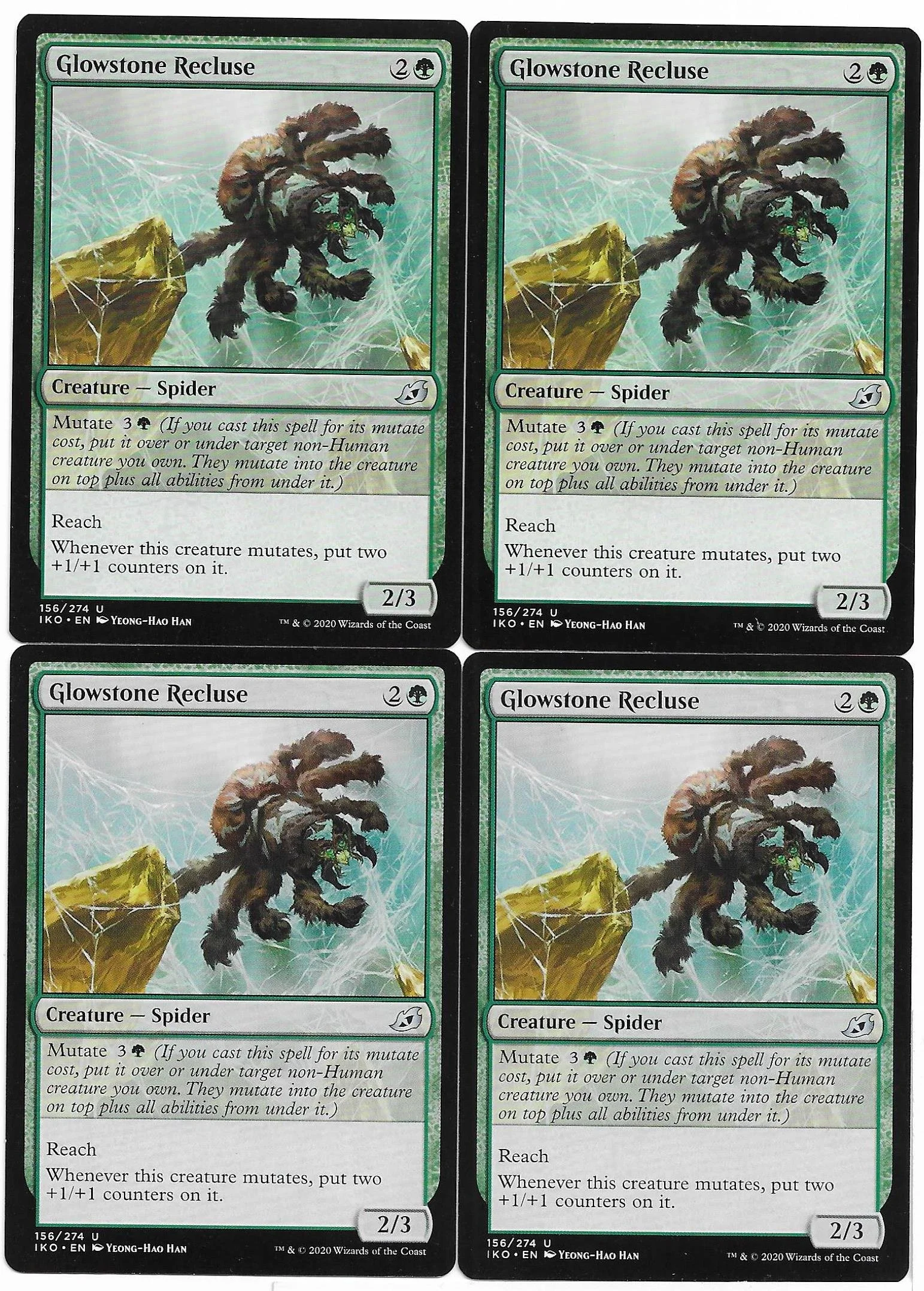 4x Glowstone Recluse