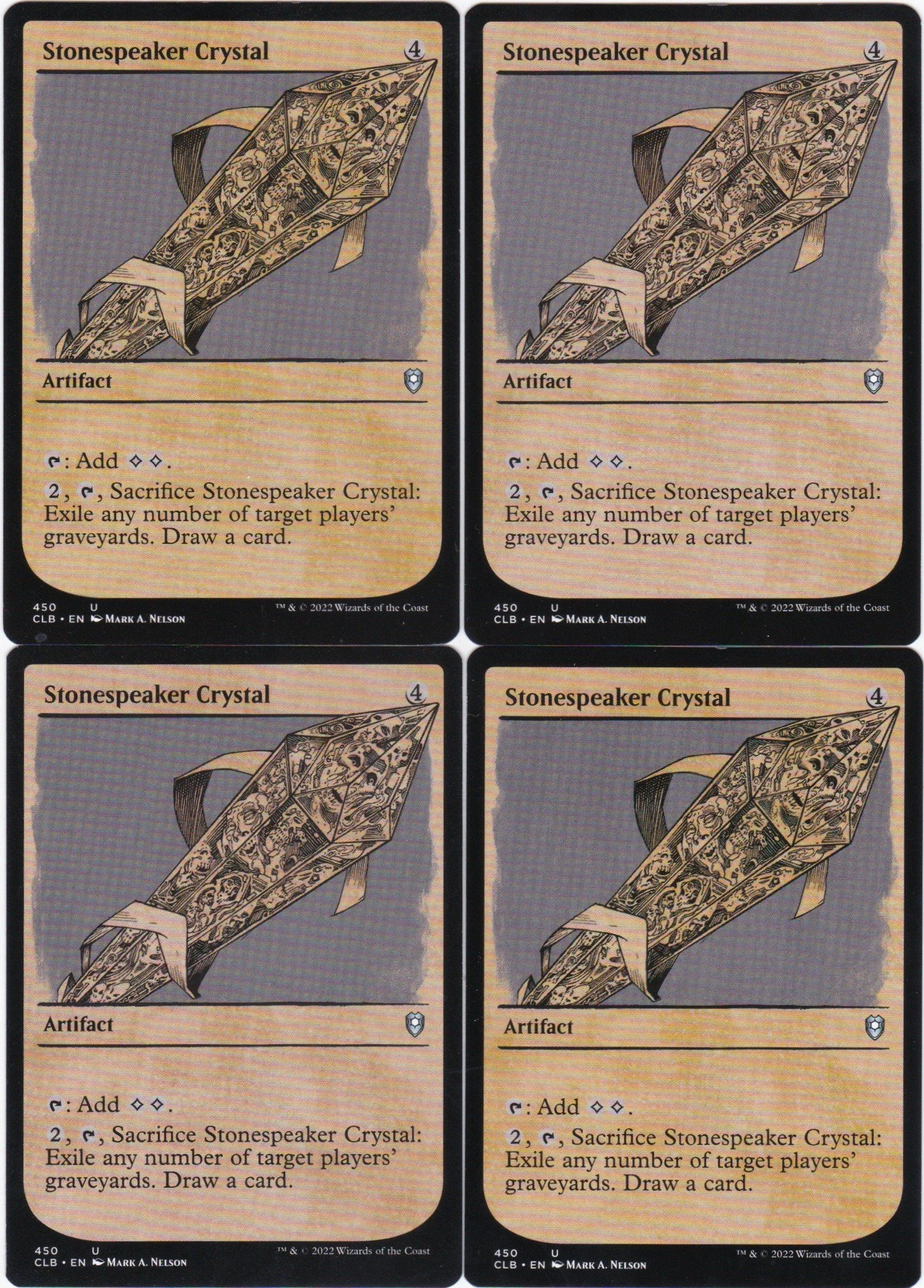 4x Stonespeaker Crystal (showcase)