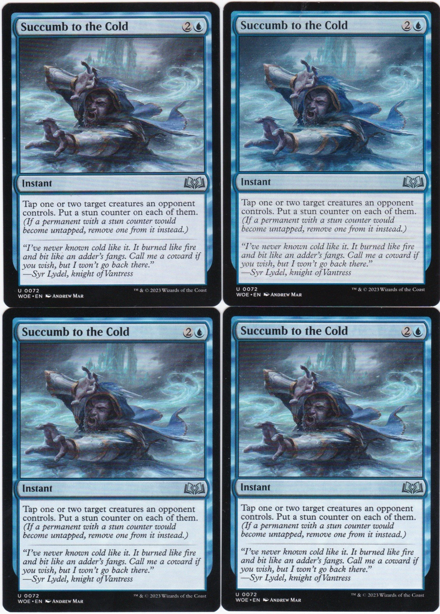 4x Succumb to the Cold