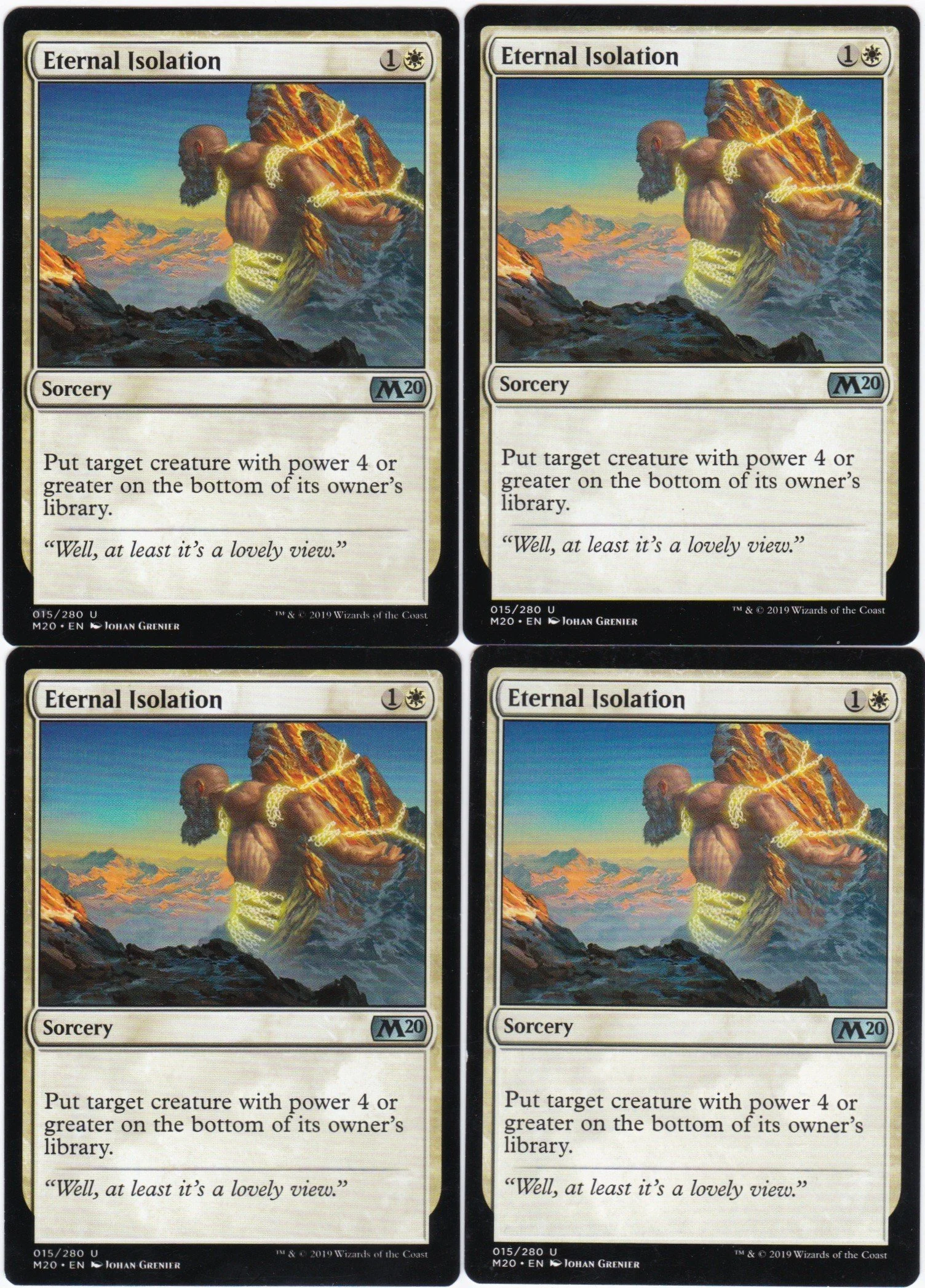 4x Eternal Isolation